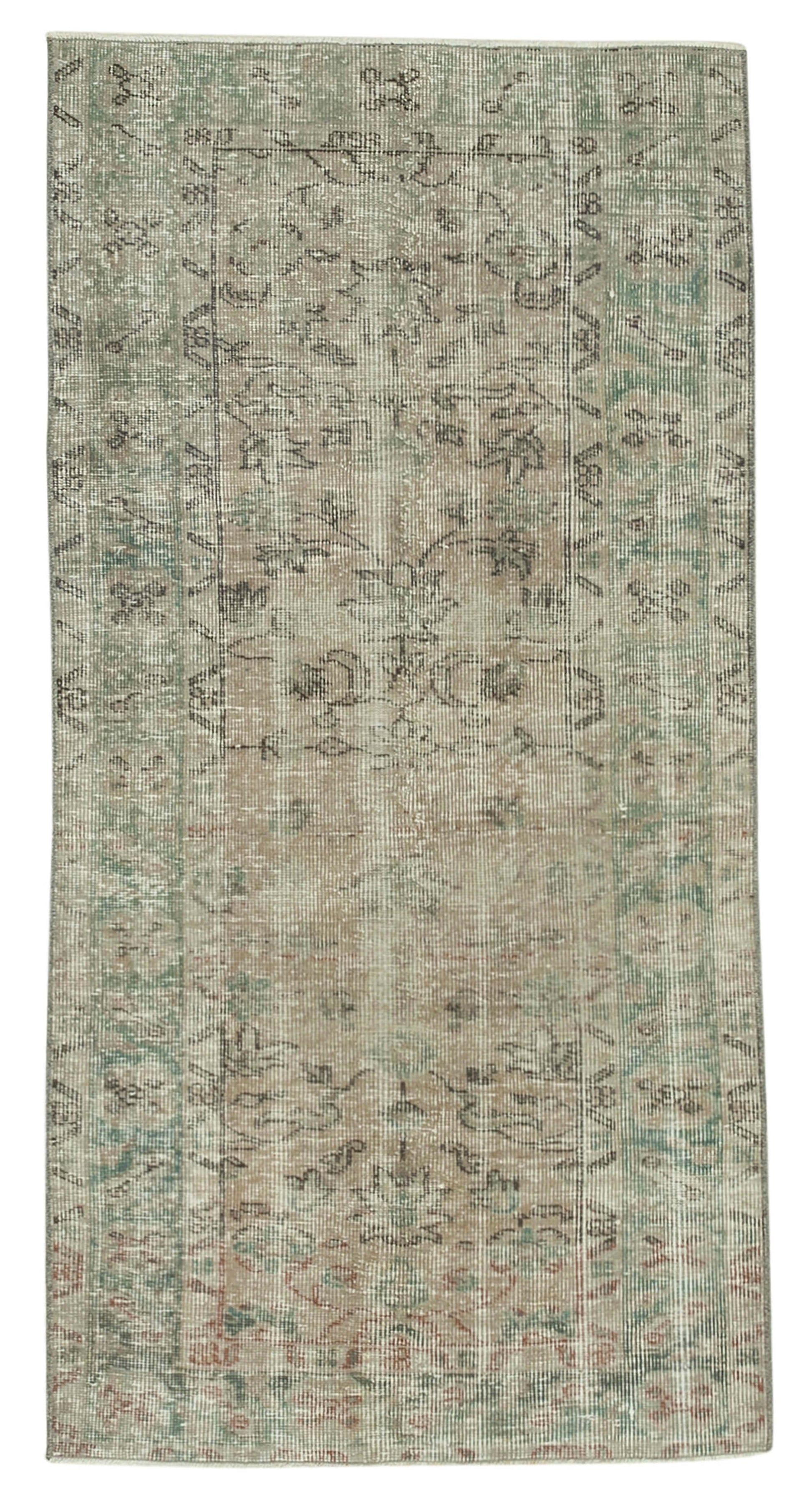 3x6 Grey Overdyed Rug - 31176