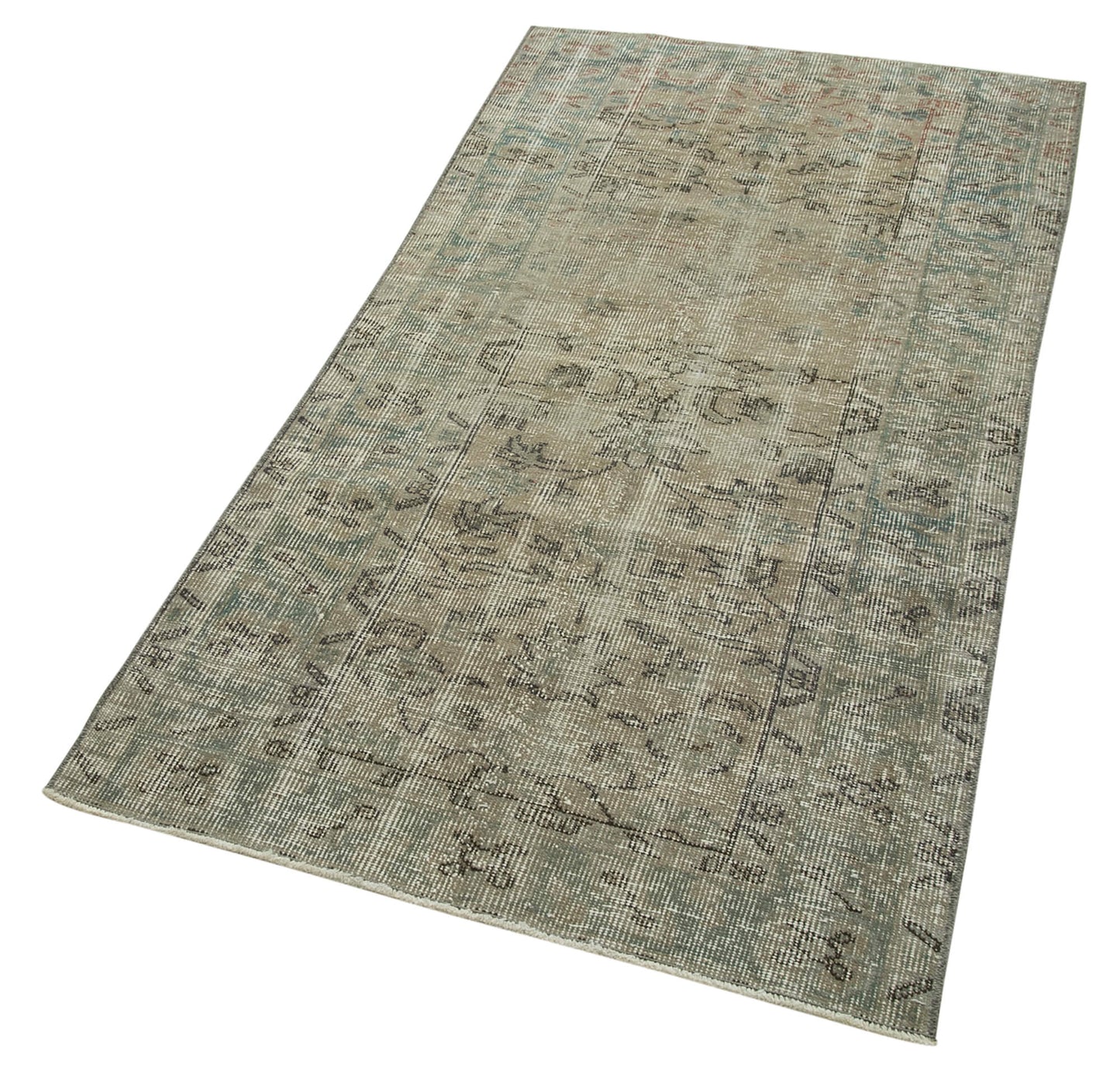 3x6 Grey Overdyed Rug - 31176