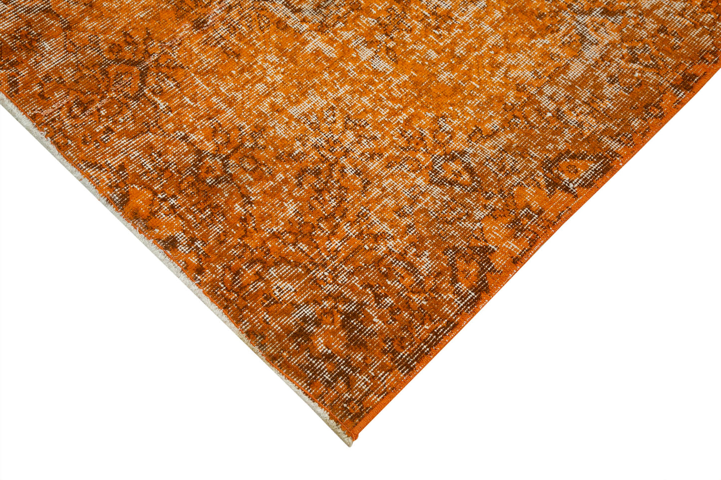 4x6 Orange Overdyed Rug - 31177