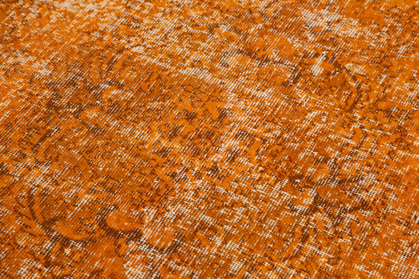 4x6 Orange Overdyed Rug - 31177