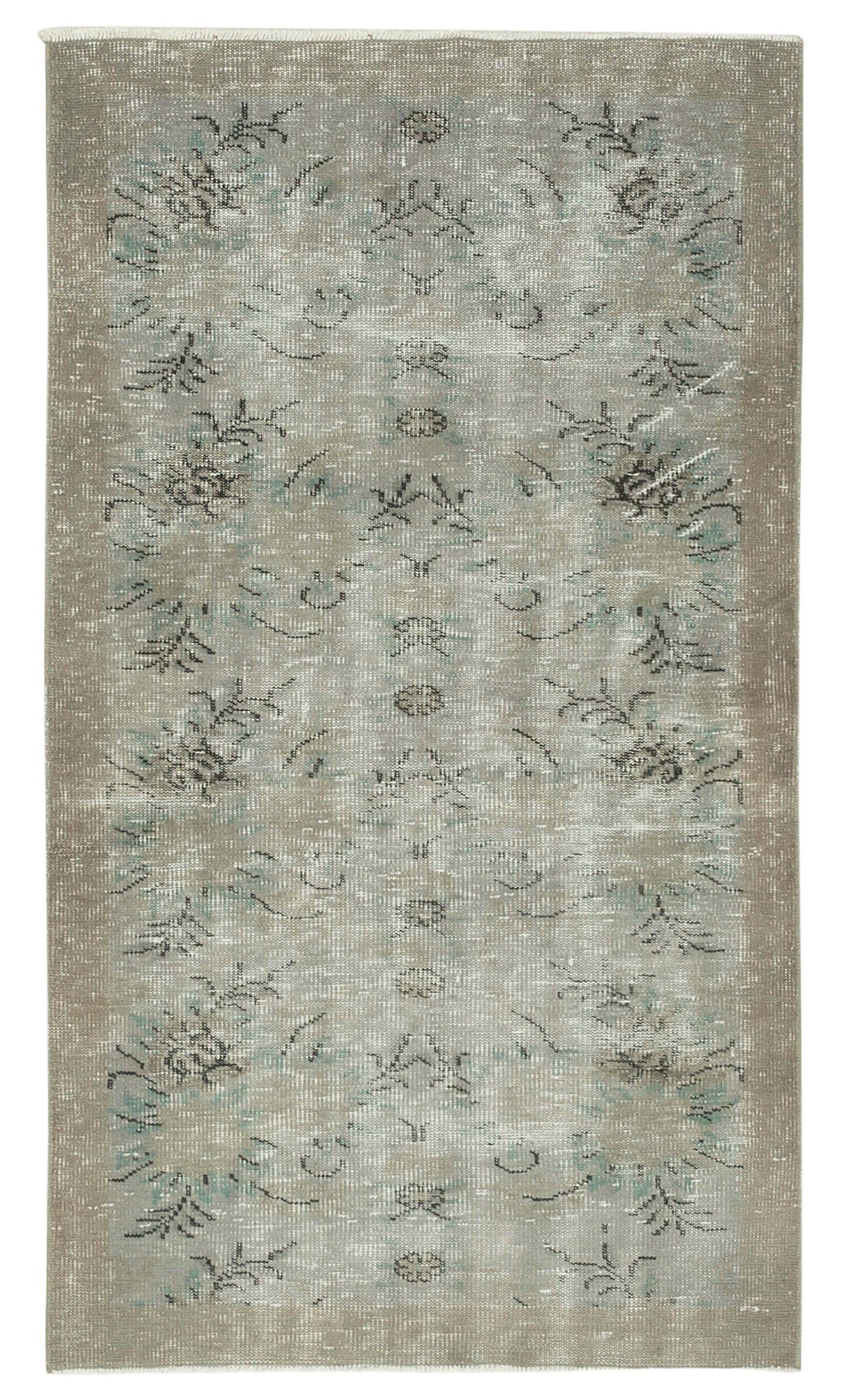 3x6 Grey Overdyed Rug - 31180