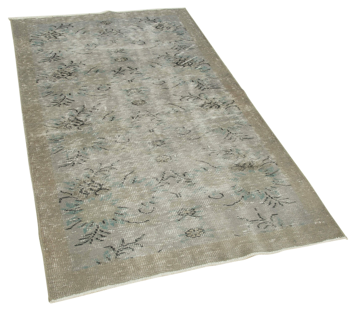 3x6 Grey Overdyed Rug - 31180