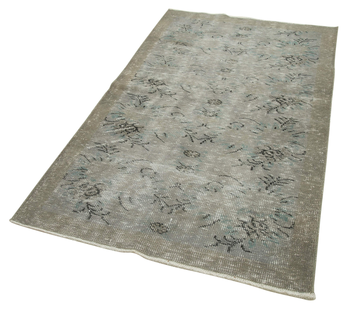 3x6 Grey Overdyed Rug - 31180