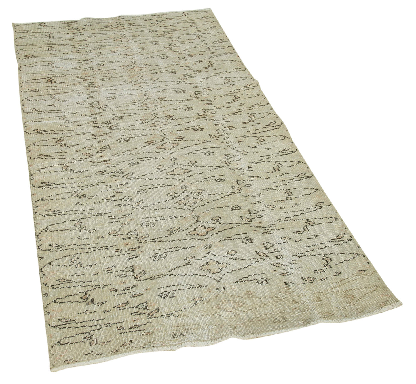 3x6 Beige Overdyed Rug - 31182