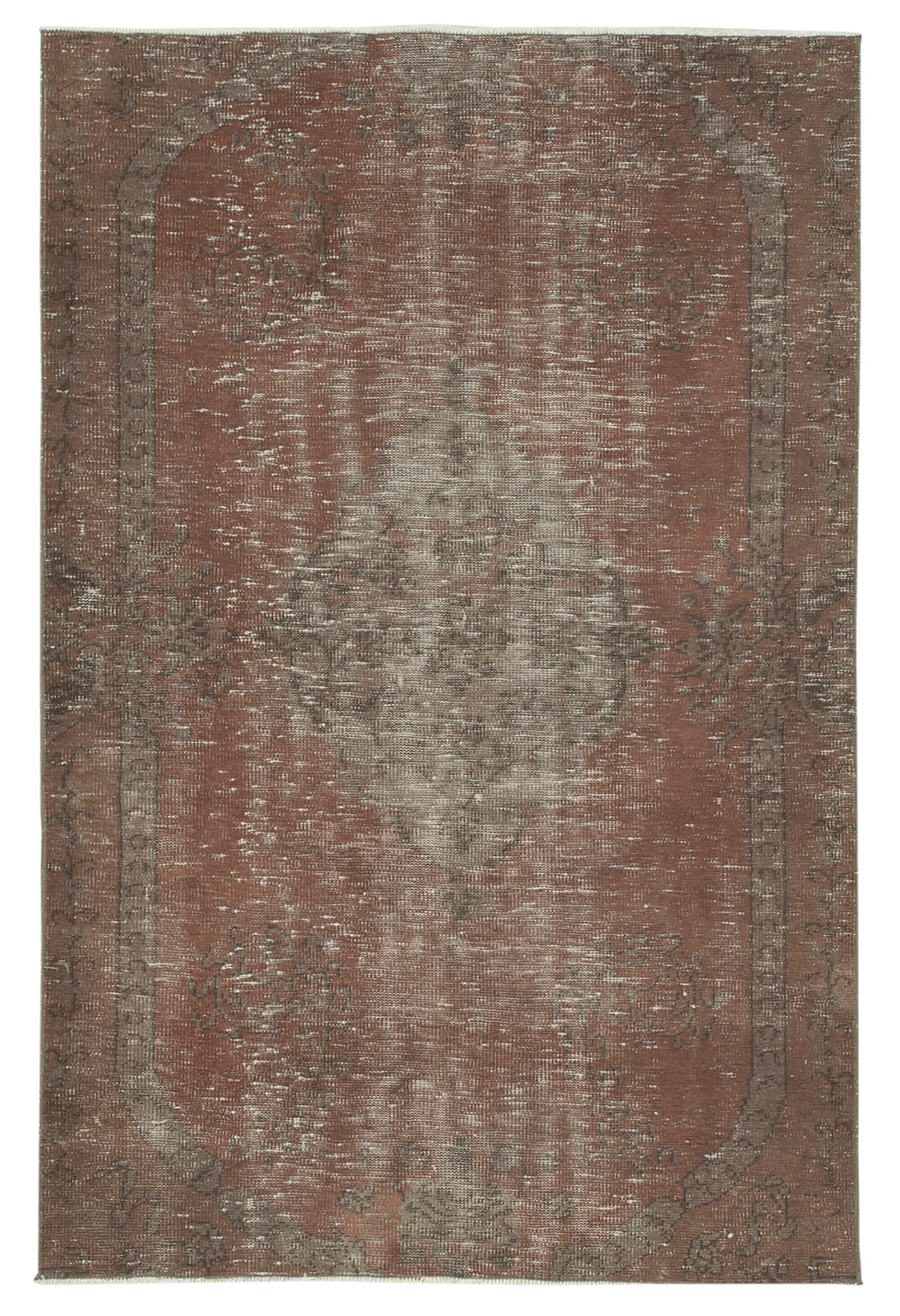 4x7 Brown Overdyed Rug - 31183