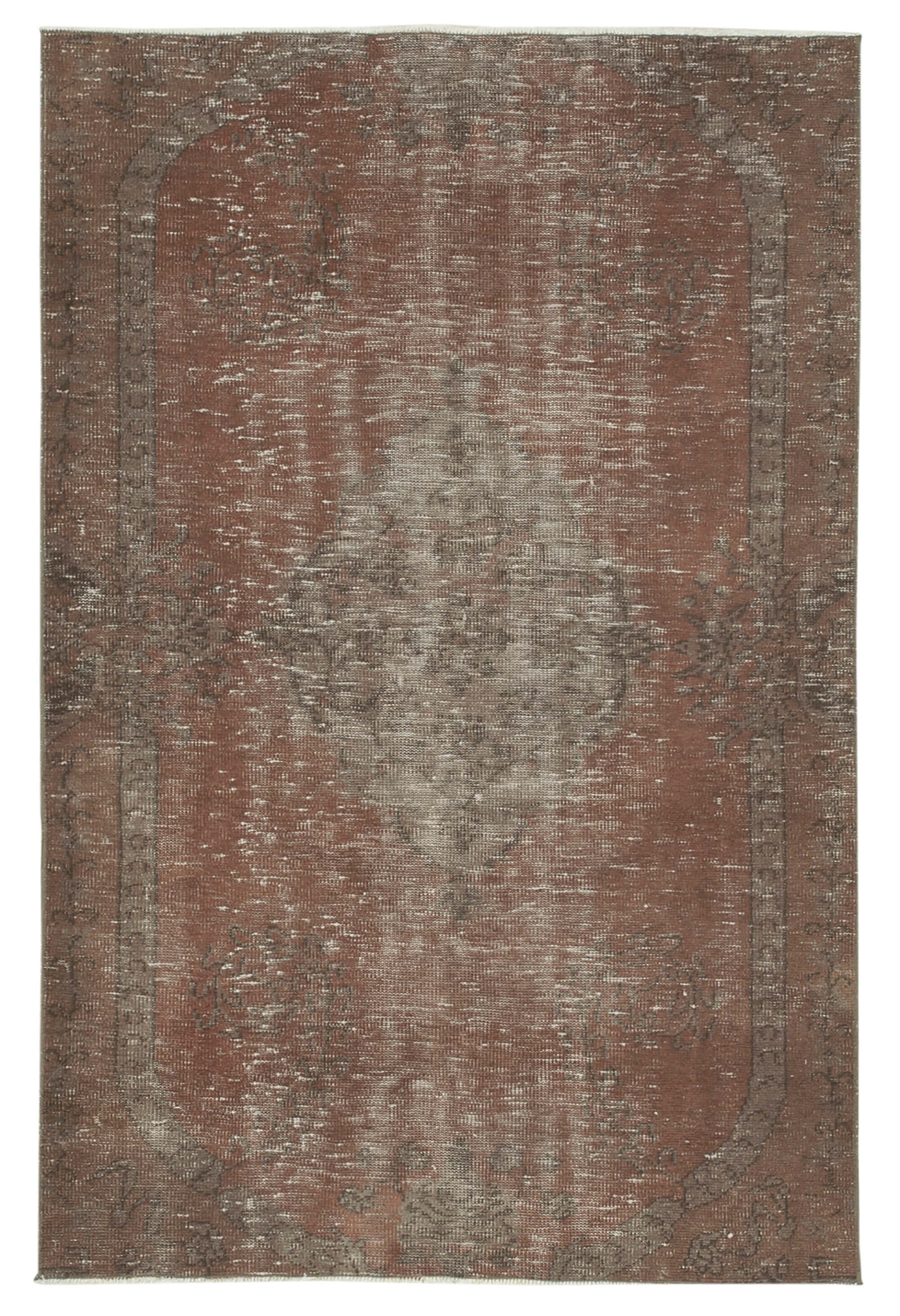 4x7 Brown Overdyed Rug - 31183