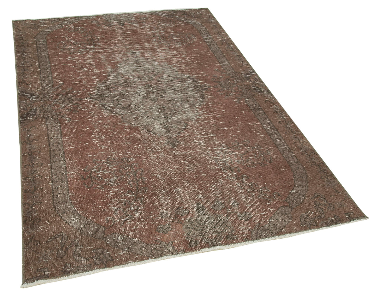 4x7 Brown Overdyed Rug - 31183