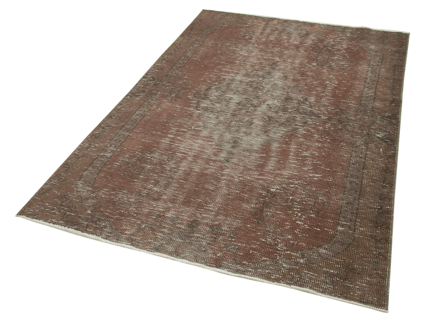 4x7 Brown Overdyed Rug - 31183