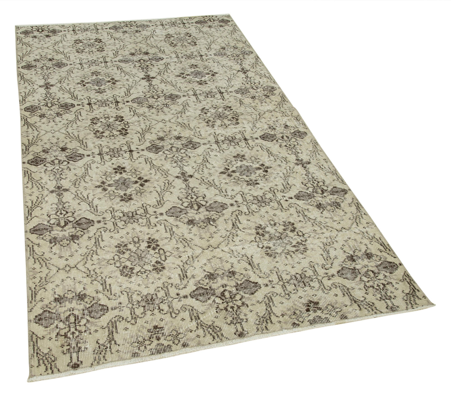 4x7 Beige Overdyed Rug - 31185