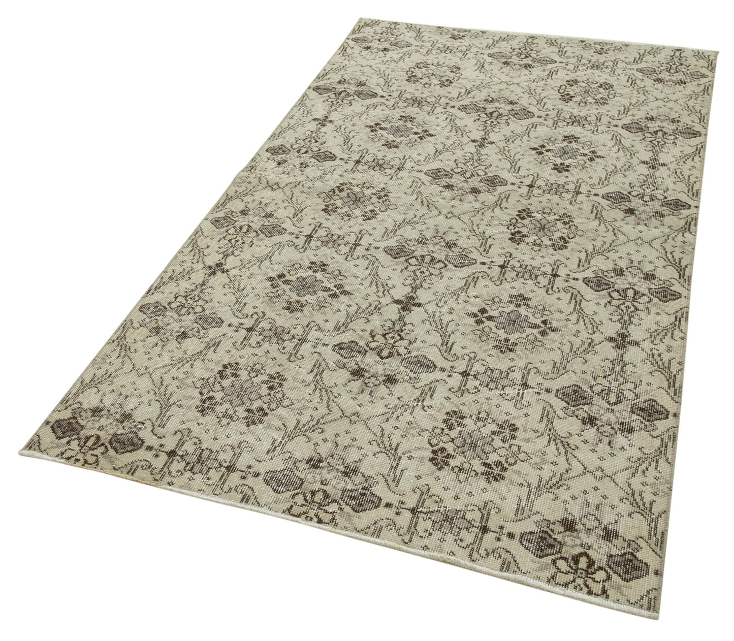 4x7 Beige Overdyed Rug - 31185