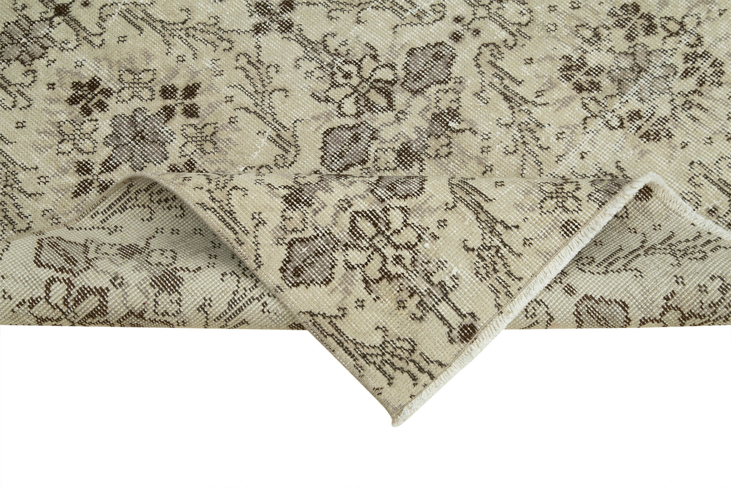 4x7 Beige Overdyed Rug - 31185