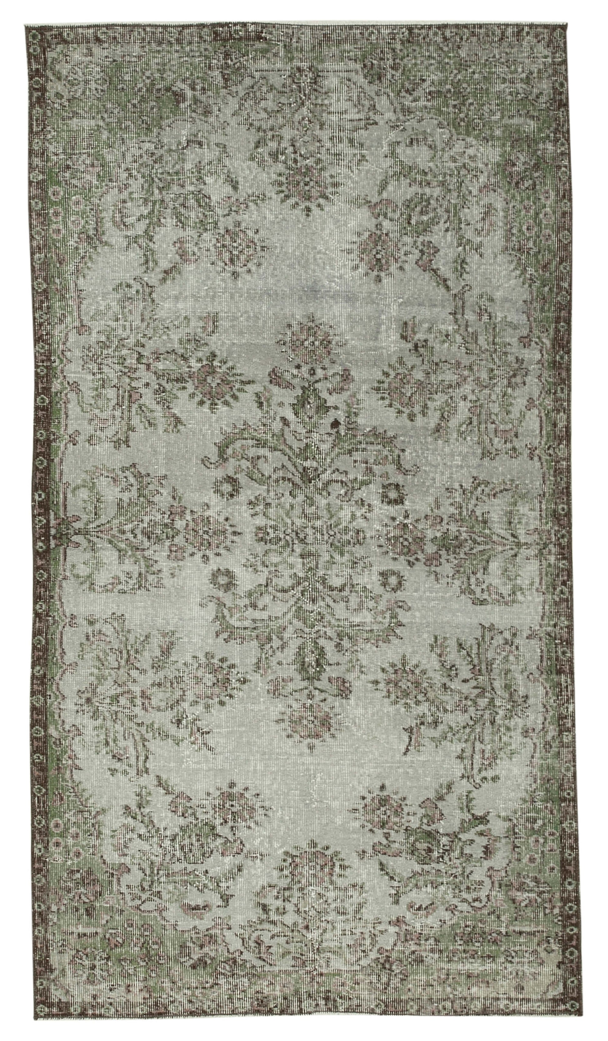 4x7 Grey Overdyed Rug - 31190