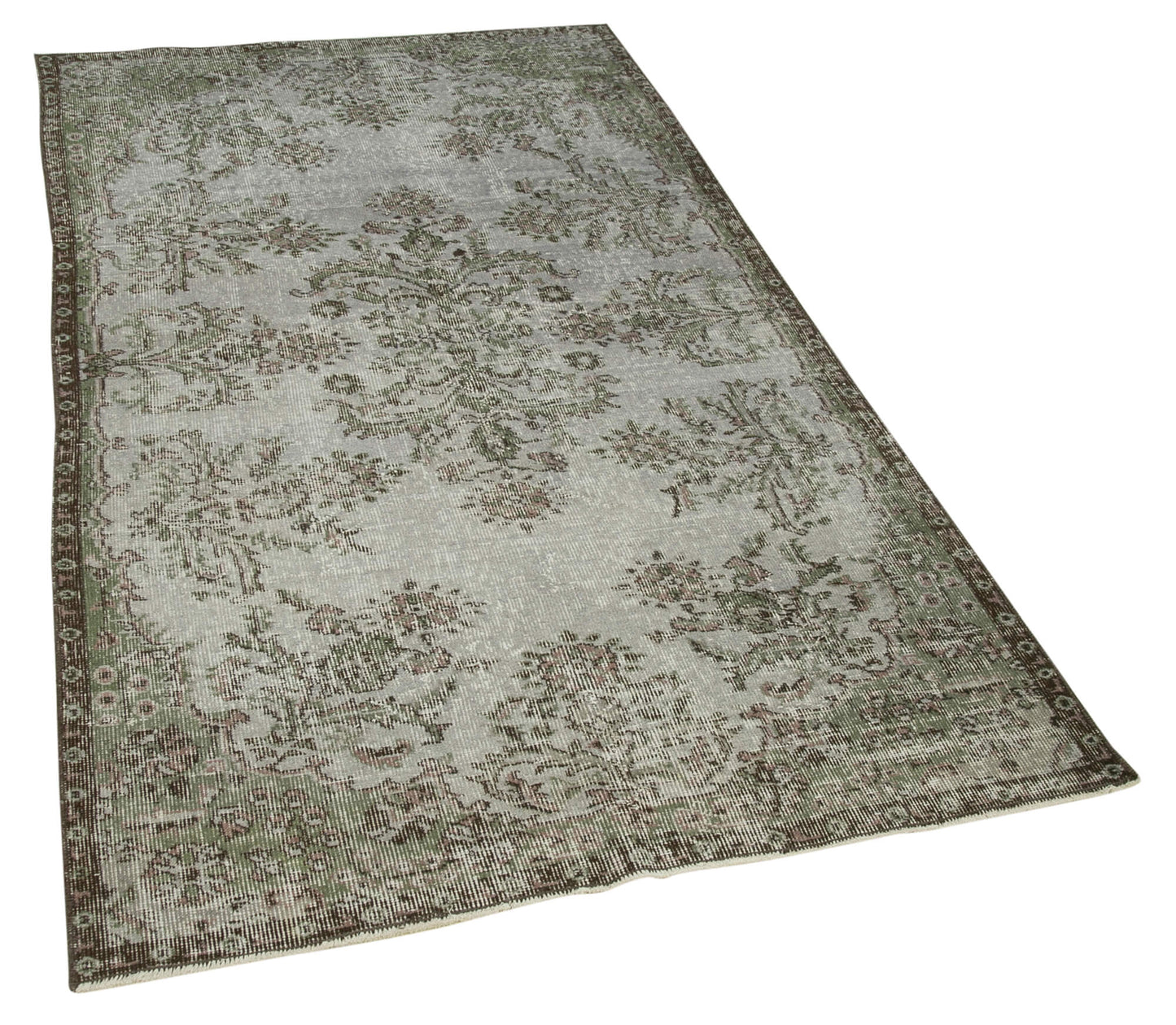 4x7 Grey Overdyed Rug - 31190