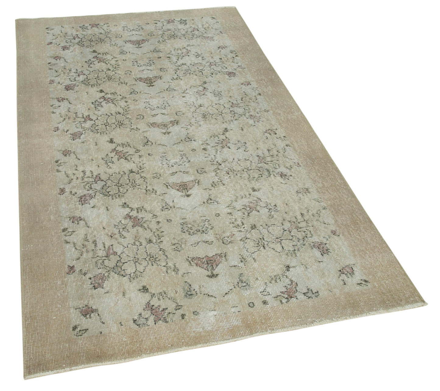 4x6 Beige Overdyed Rug - 31194