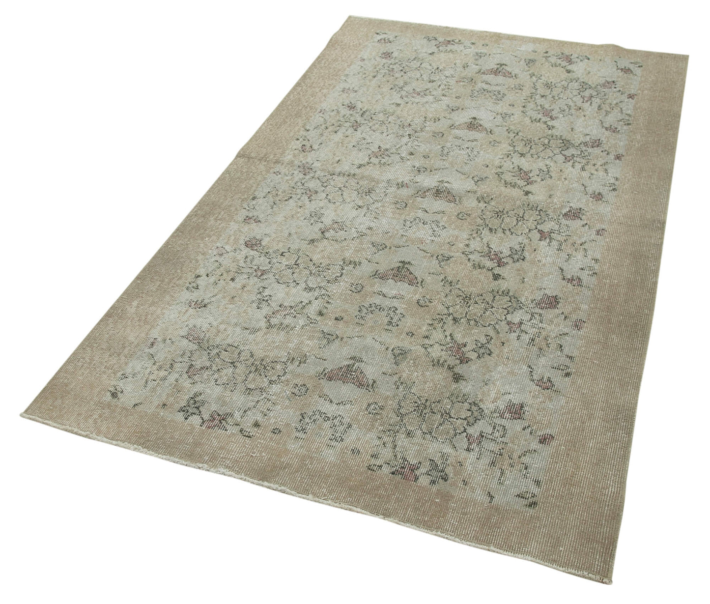 4x6 Beige Overdyed Rug - 31194