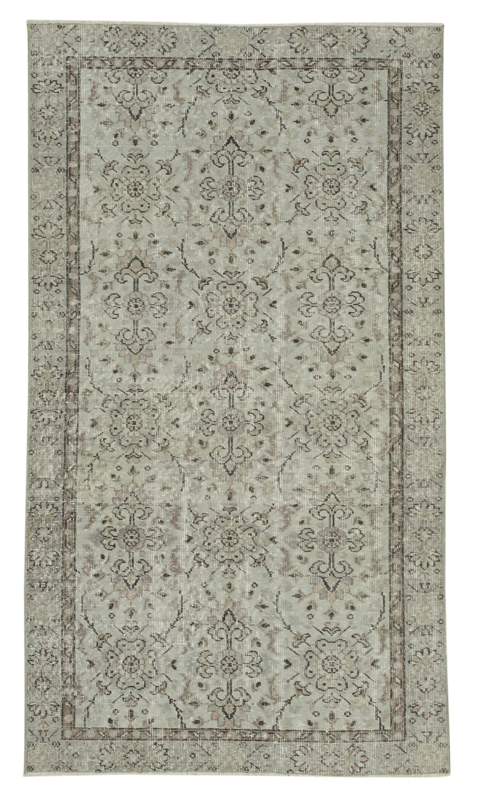 4x6 Grey Overdyed Rug - 31195