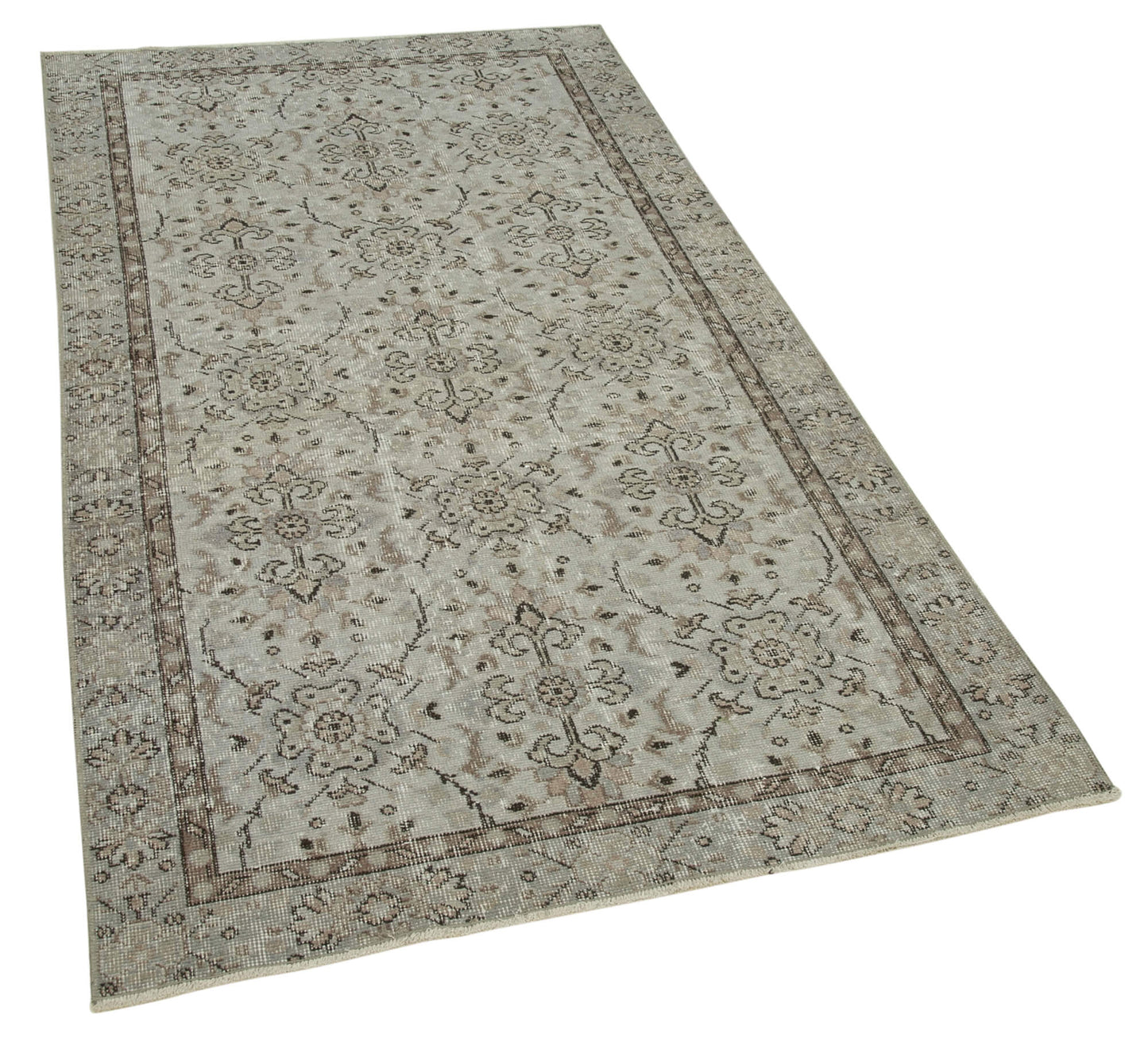 4x6 Grey Overdyed Rug - 31195