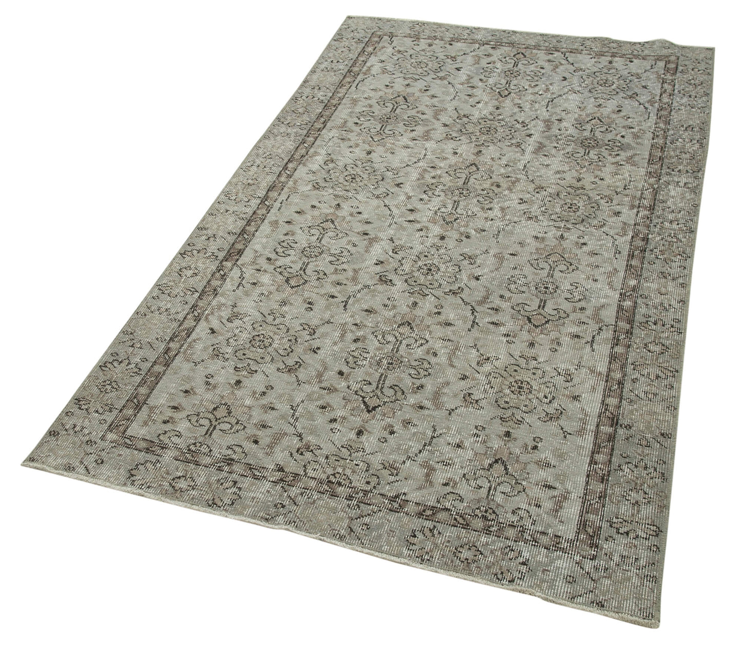 4x6 Grey Overdyed Rug - 31195