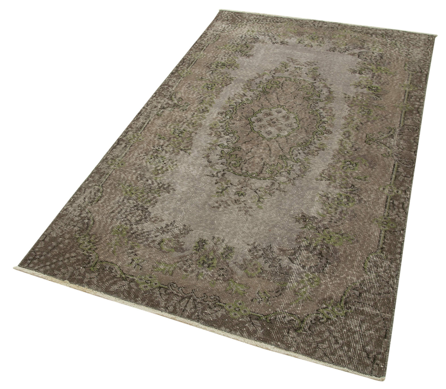 4x7 Brown Overdyed Rug - 31197