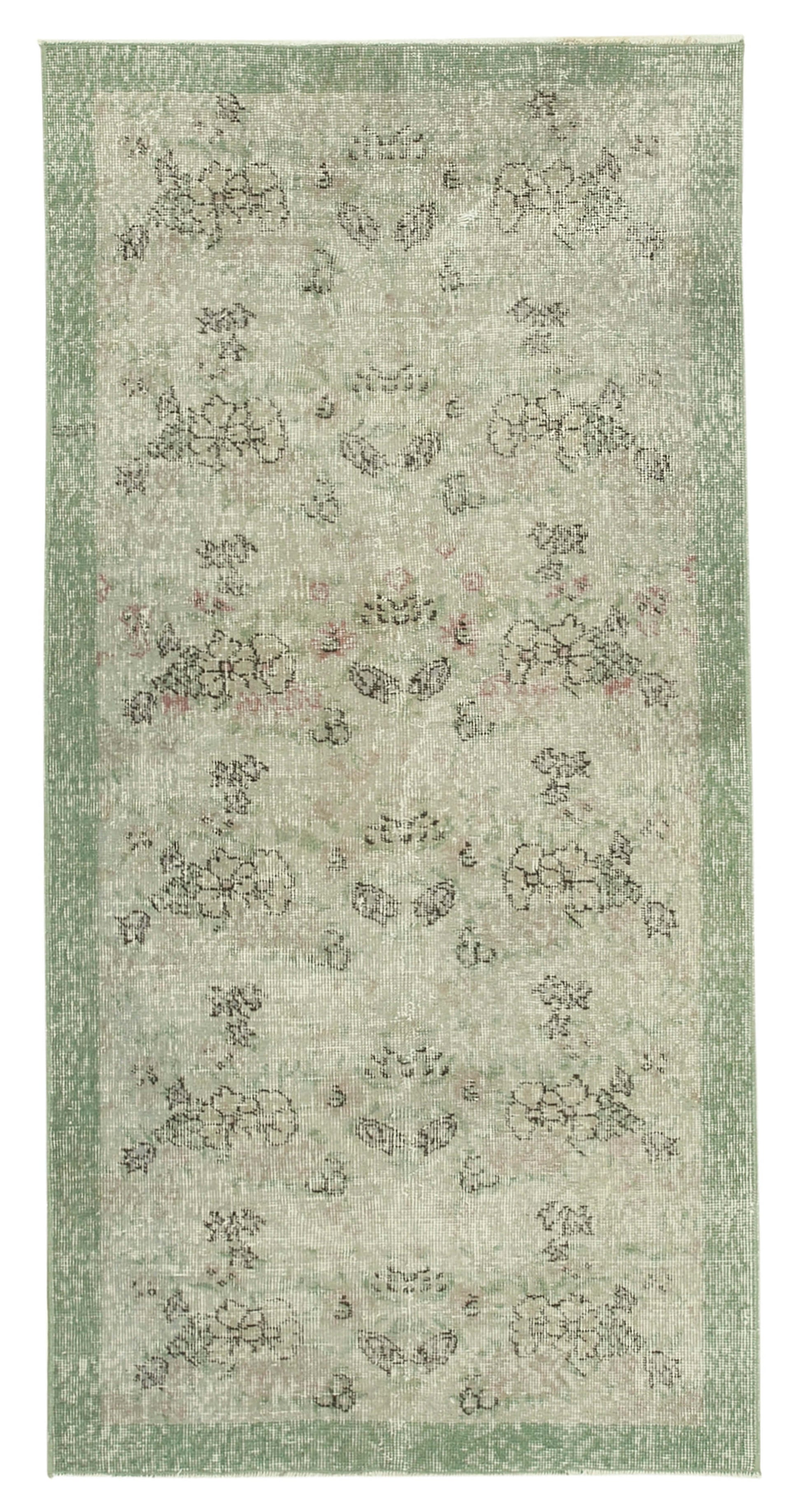 3x6 Grey Overdyed Rug - 31203