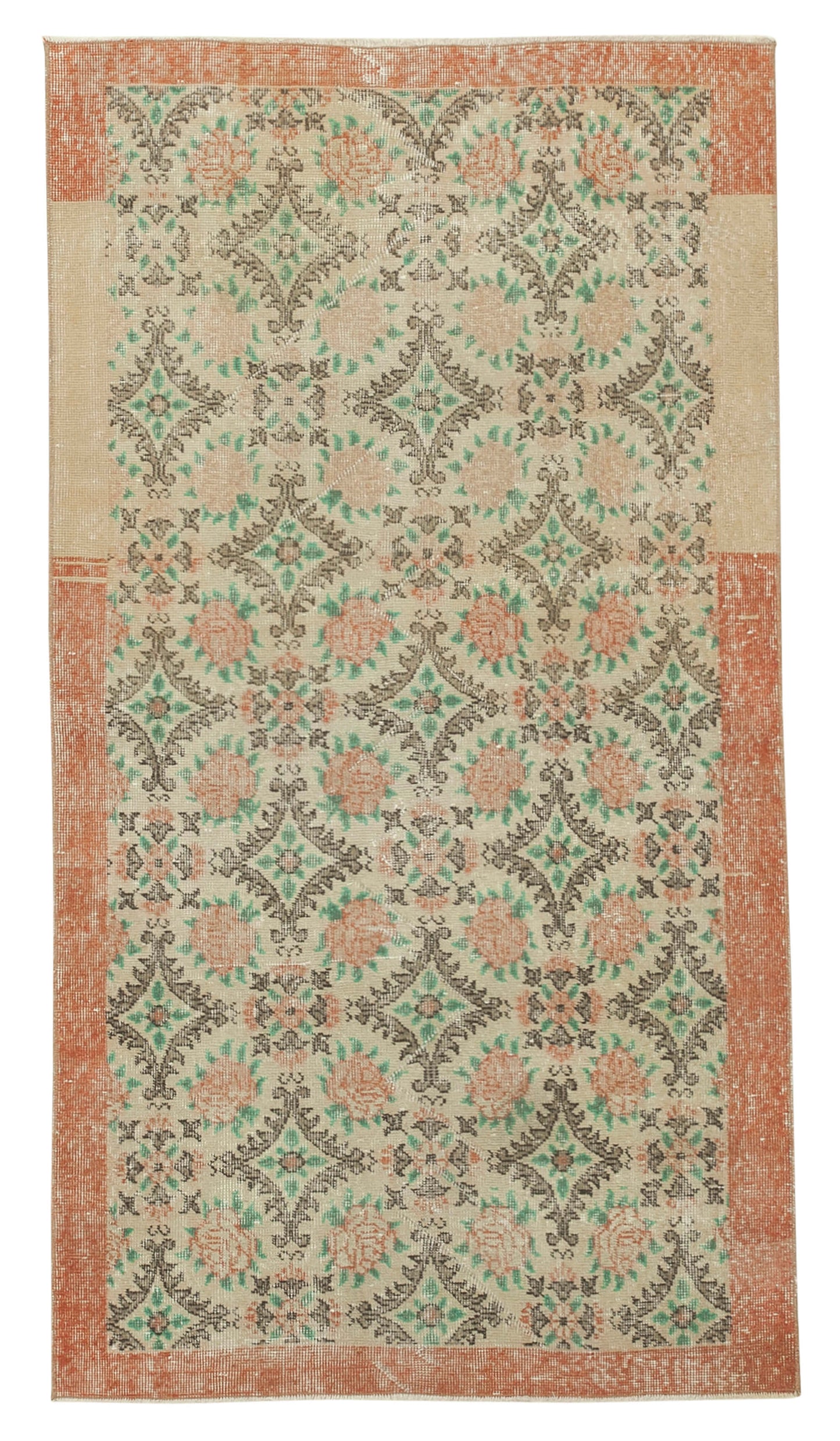 3x7 Beige Overdyed Rug - 31205