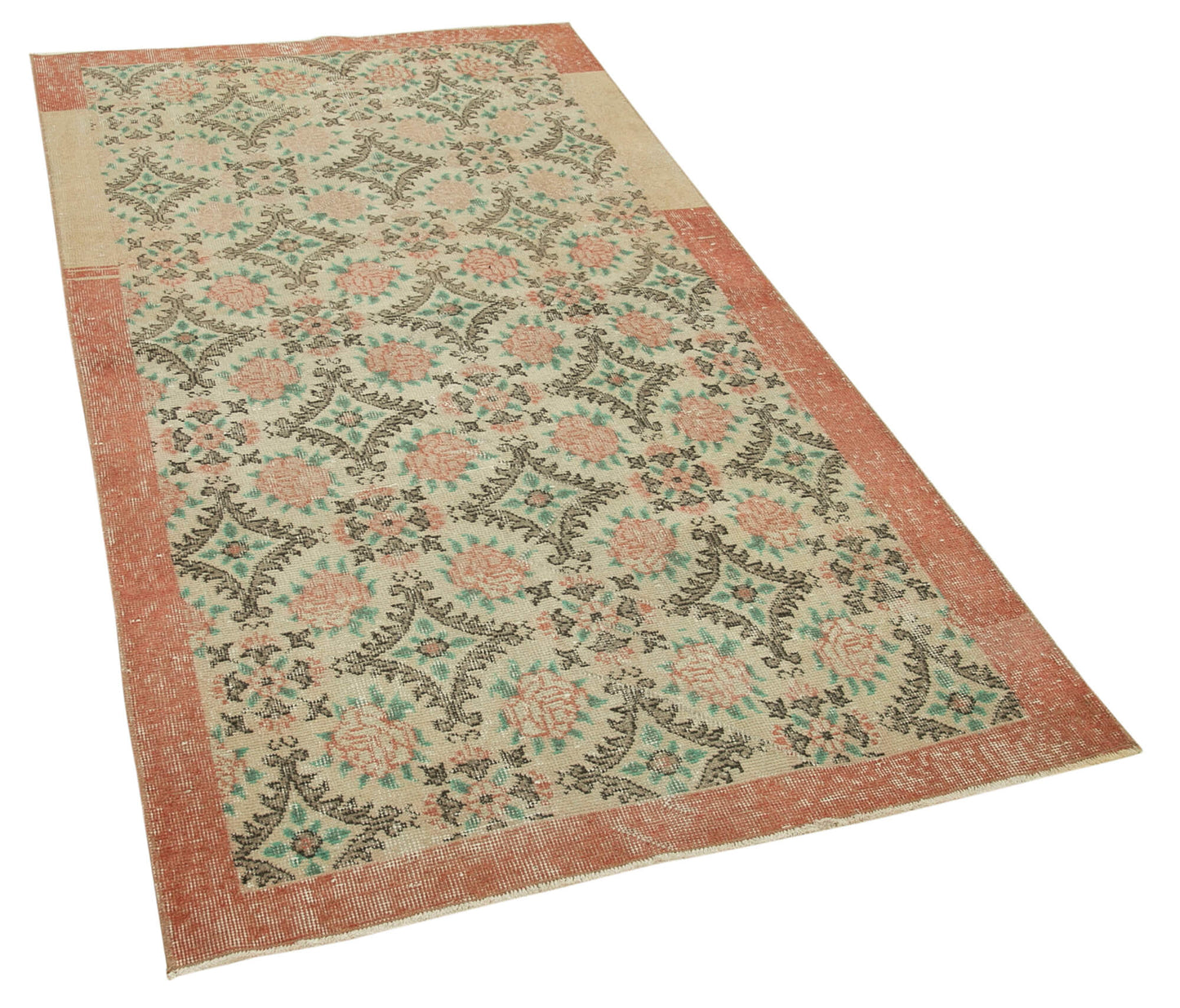 3x7 Beige Overdyed Rug - 31205