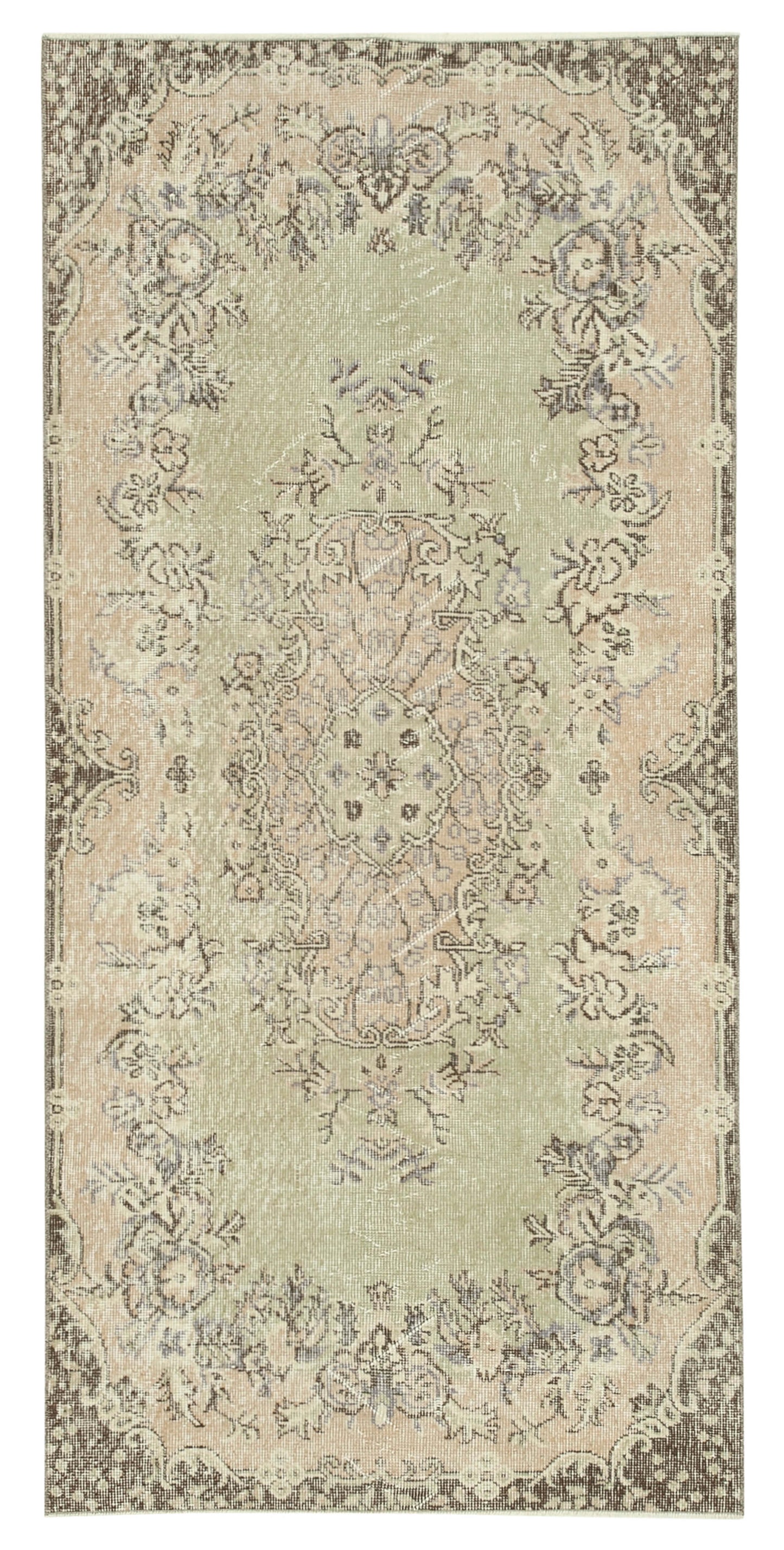 3x7 Beige Overdyed Rug - 31209