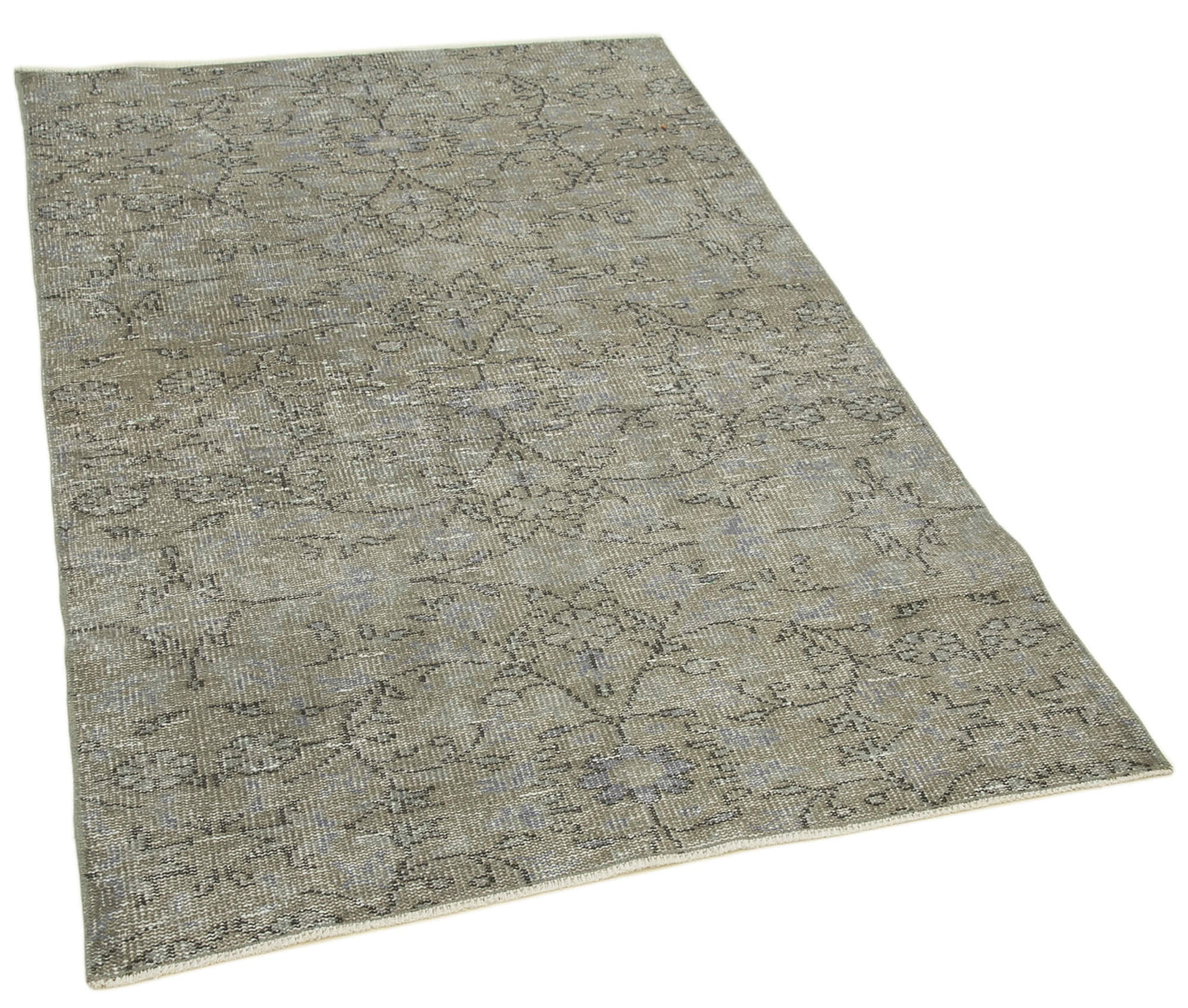 4x6 Grey Overdyed Rug - 31212