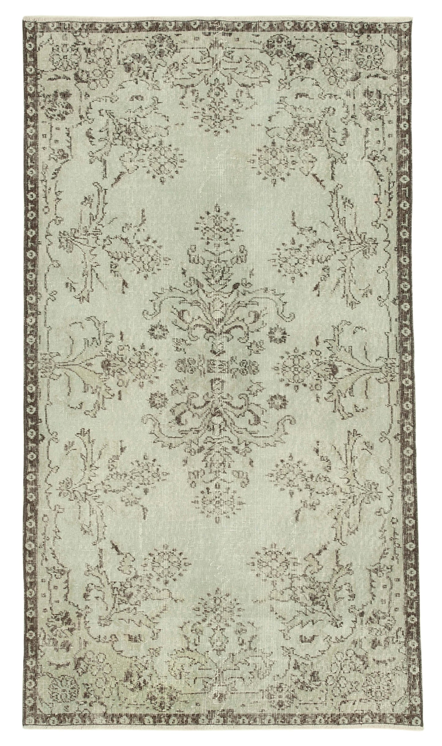 4x7 Grey Overdyed Rug - 31213