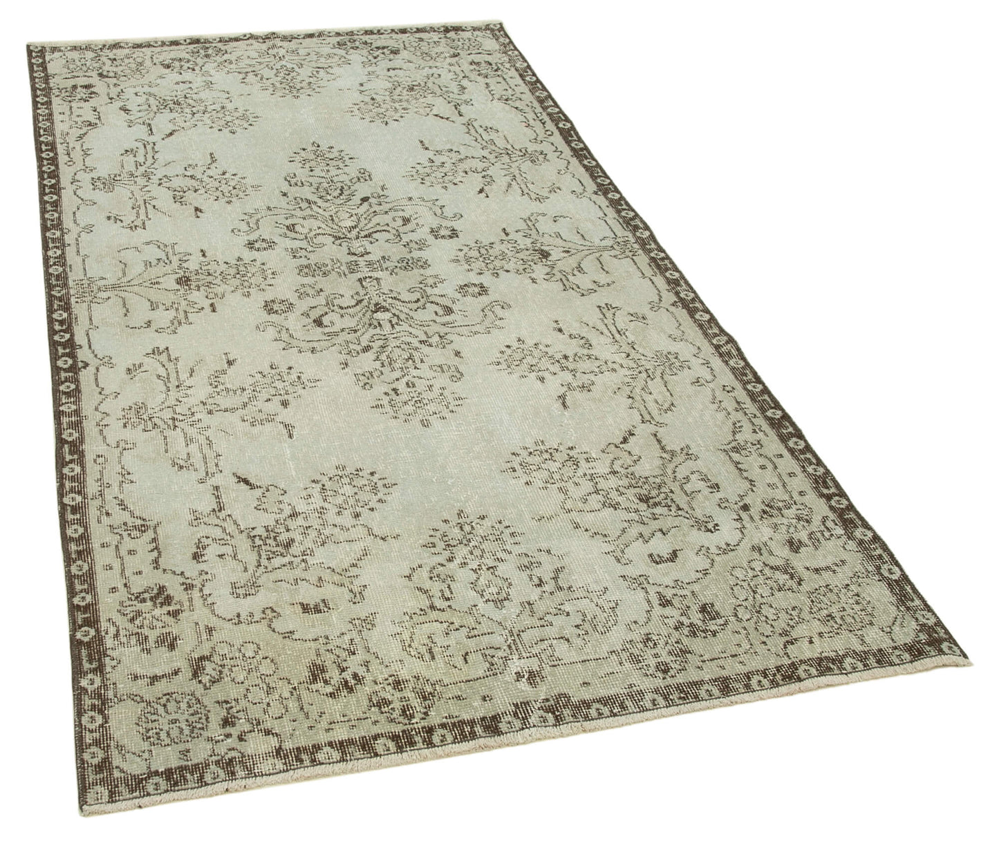 4x7 Grey Overdyed Rug - 31213