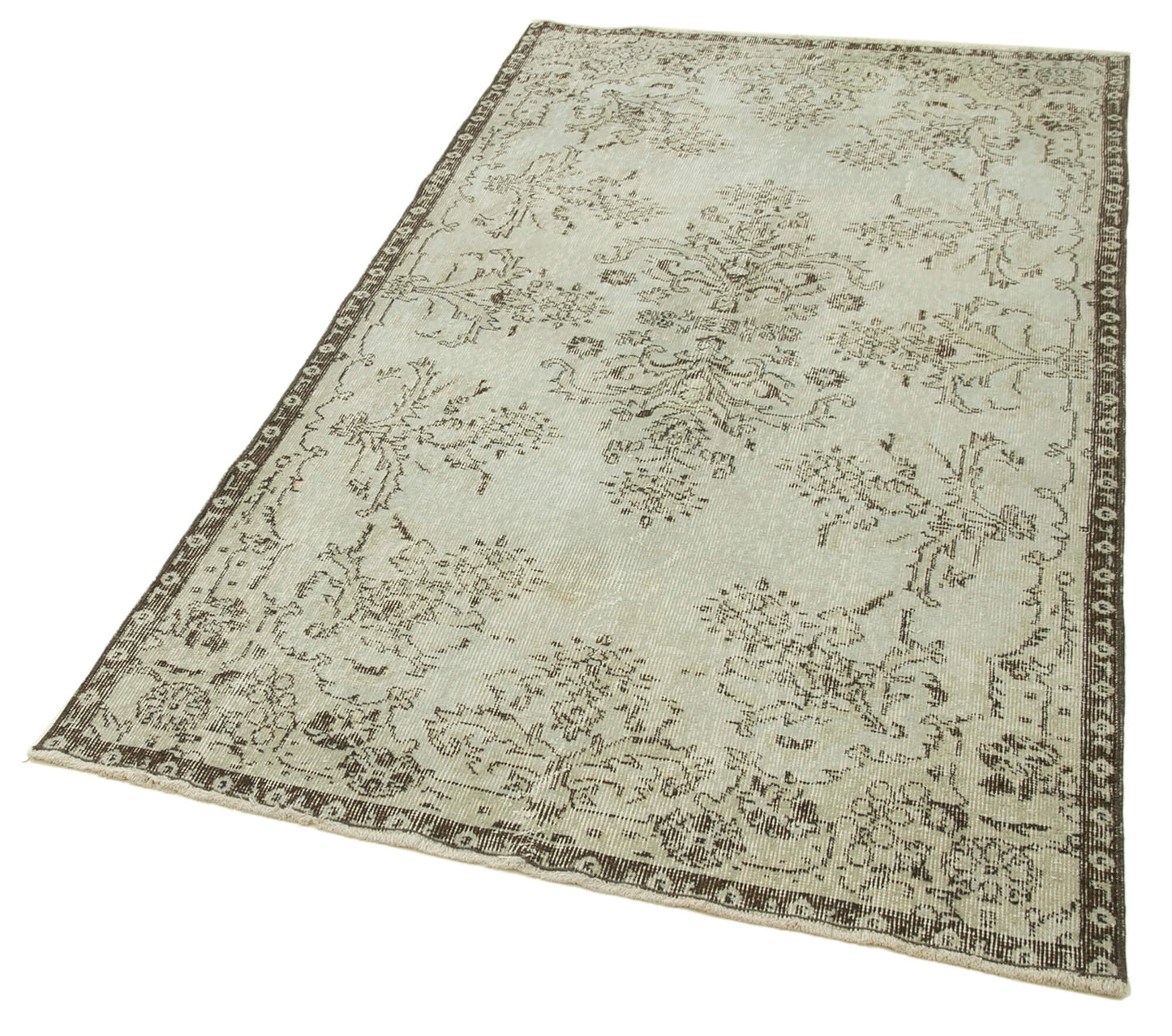 4x7 Grey Overdyed Rug - 31213