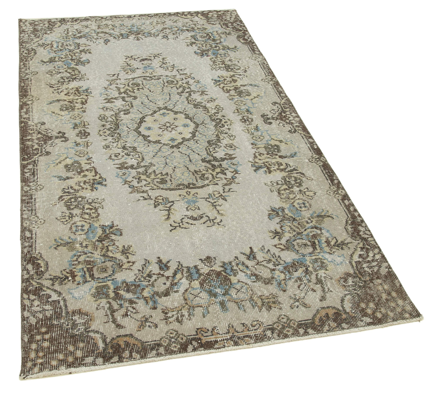 3x6 Grey Overdyed Rug - 31214