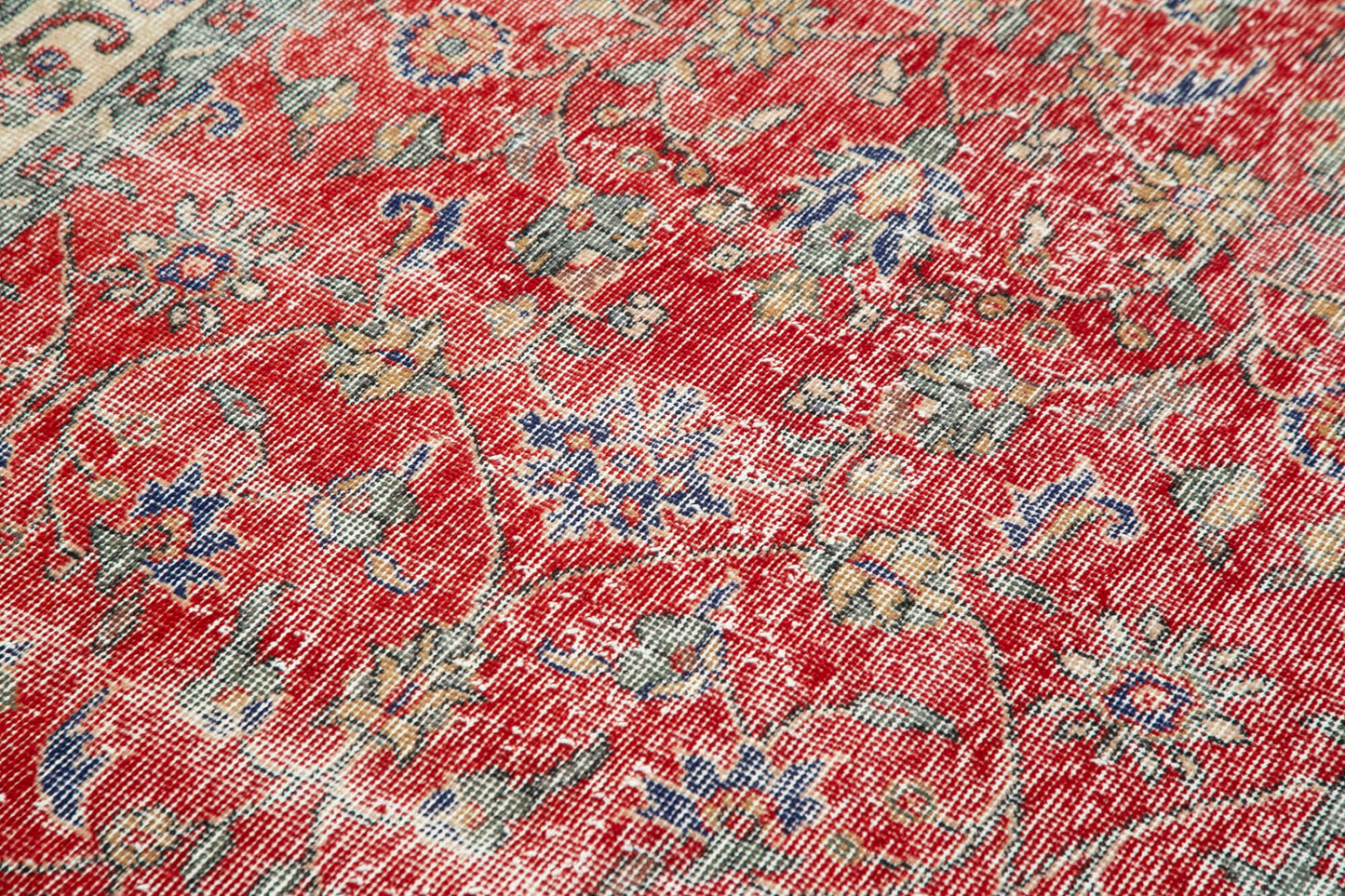 4x6 Red Overdyed Rug - 31217