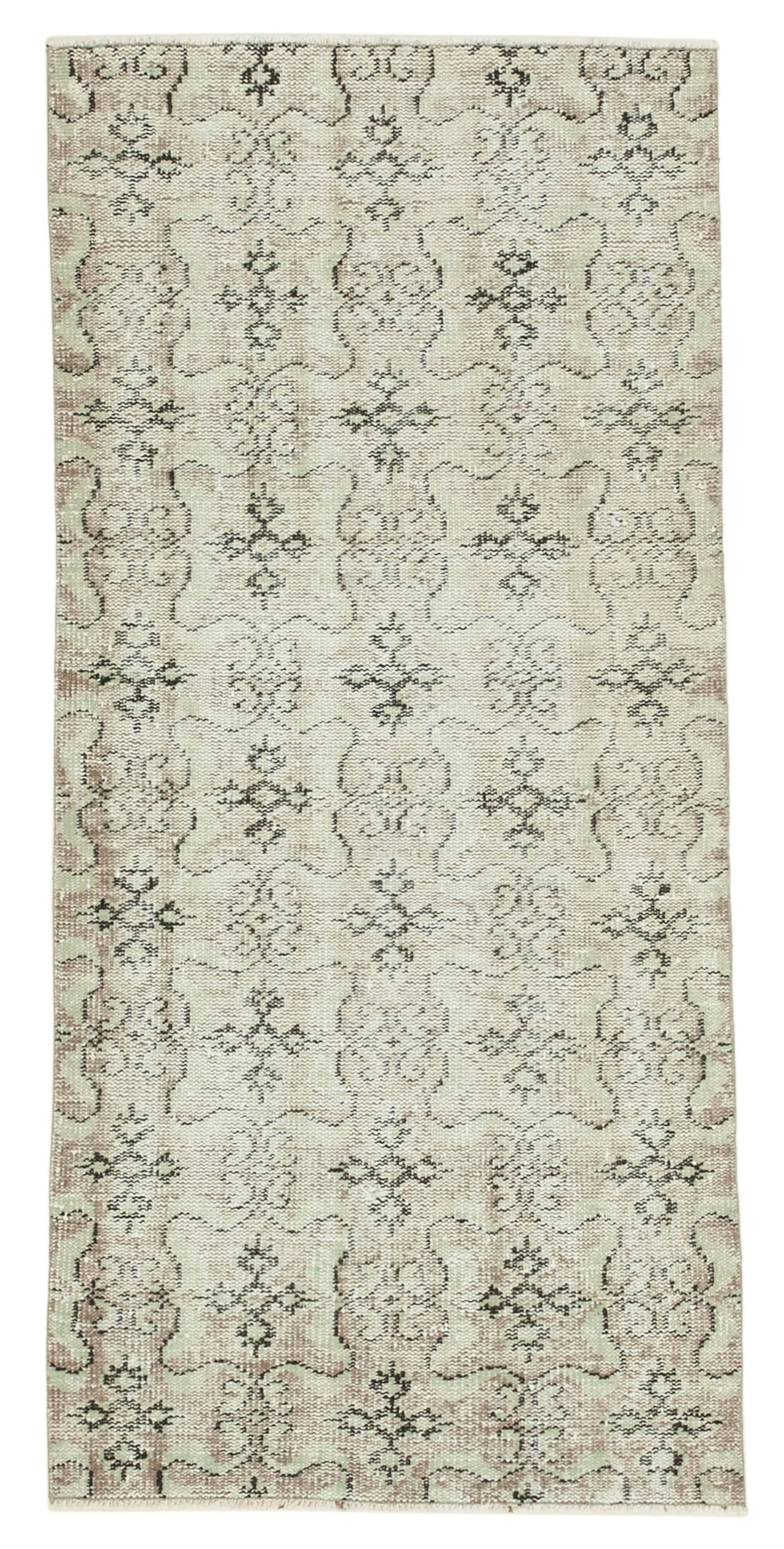 3x6 Beige Overdyed Rug - 31219