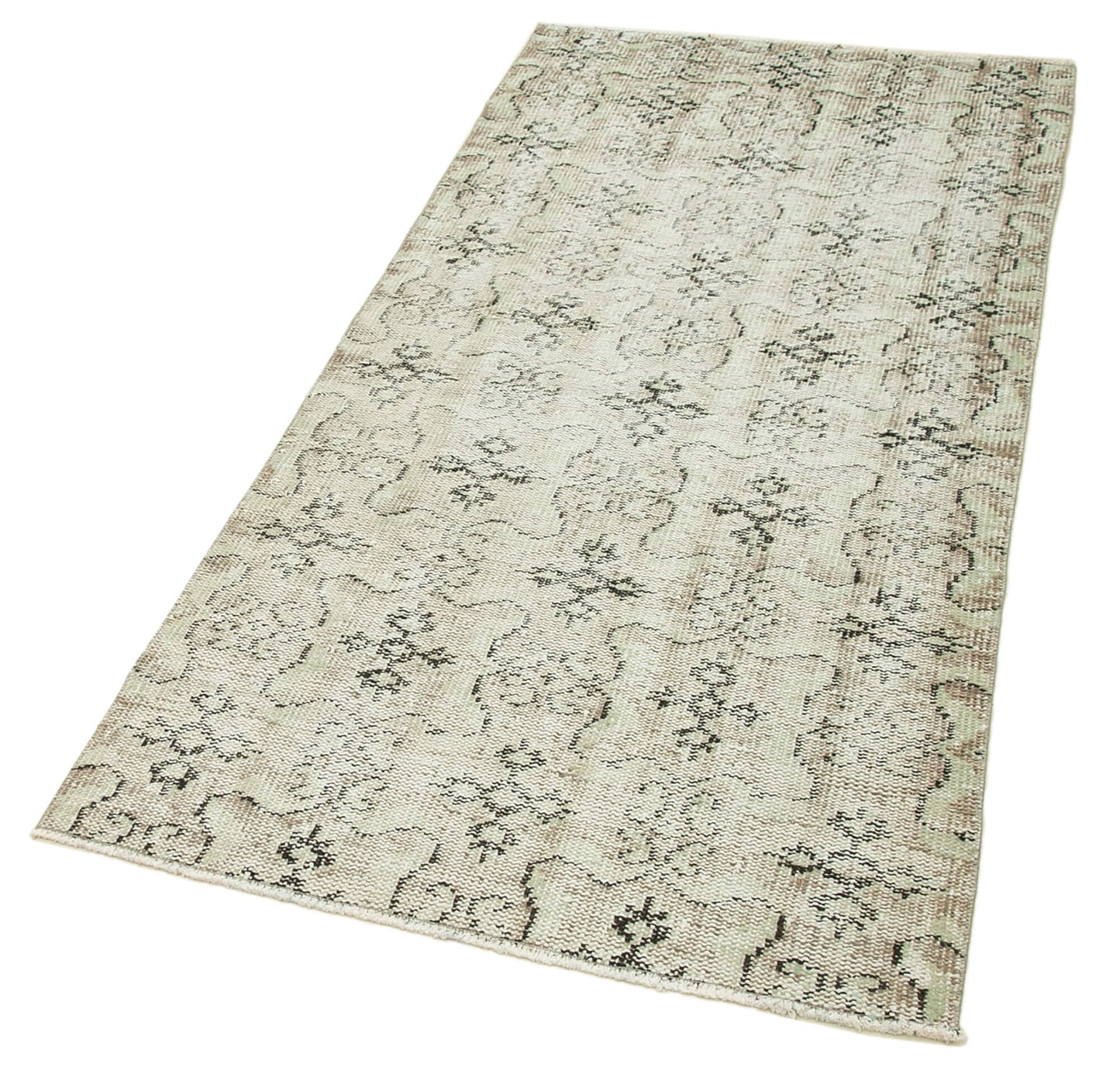 3x6 Beige Overdyed Rug - 31219