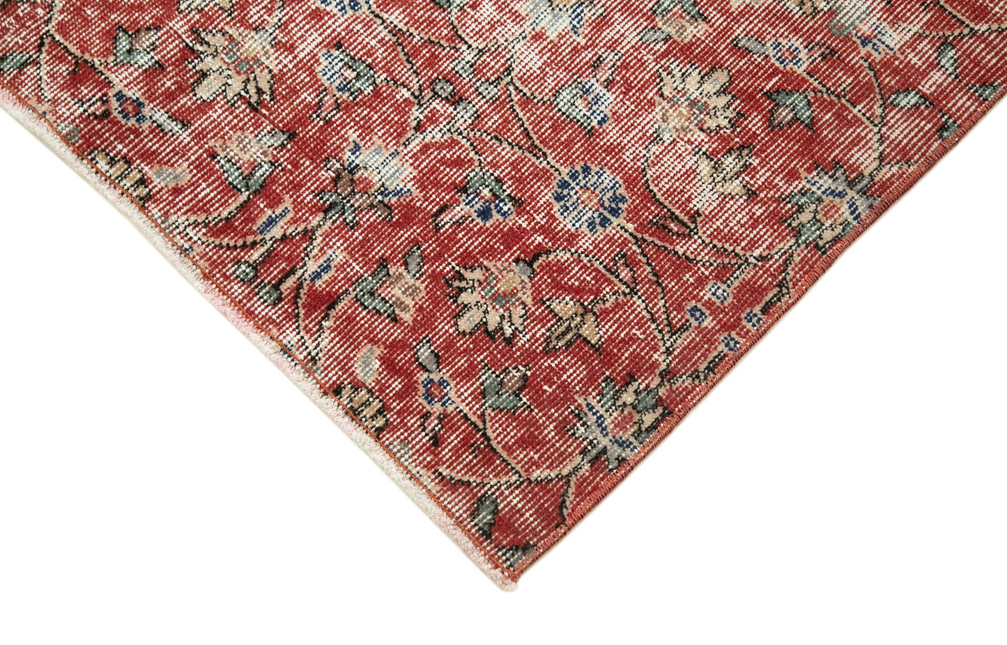 4x7 Red Overdyed Rug - 31220