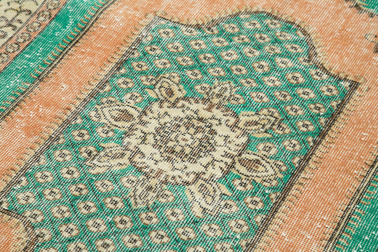 4x7 Green Overdyed Rug - 31222