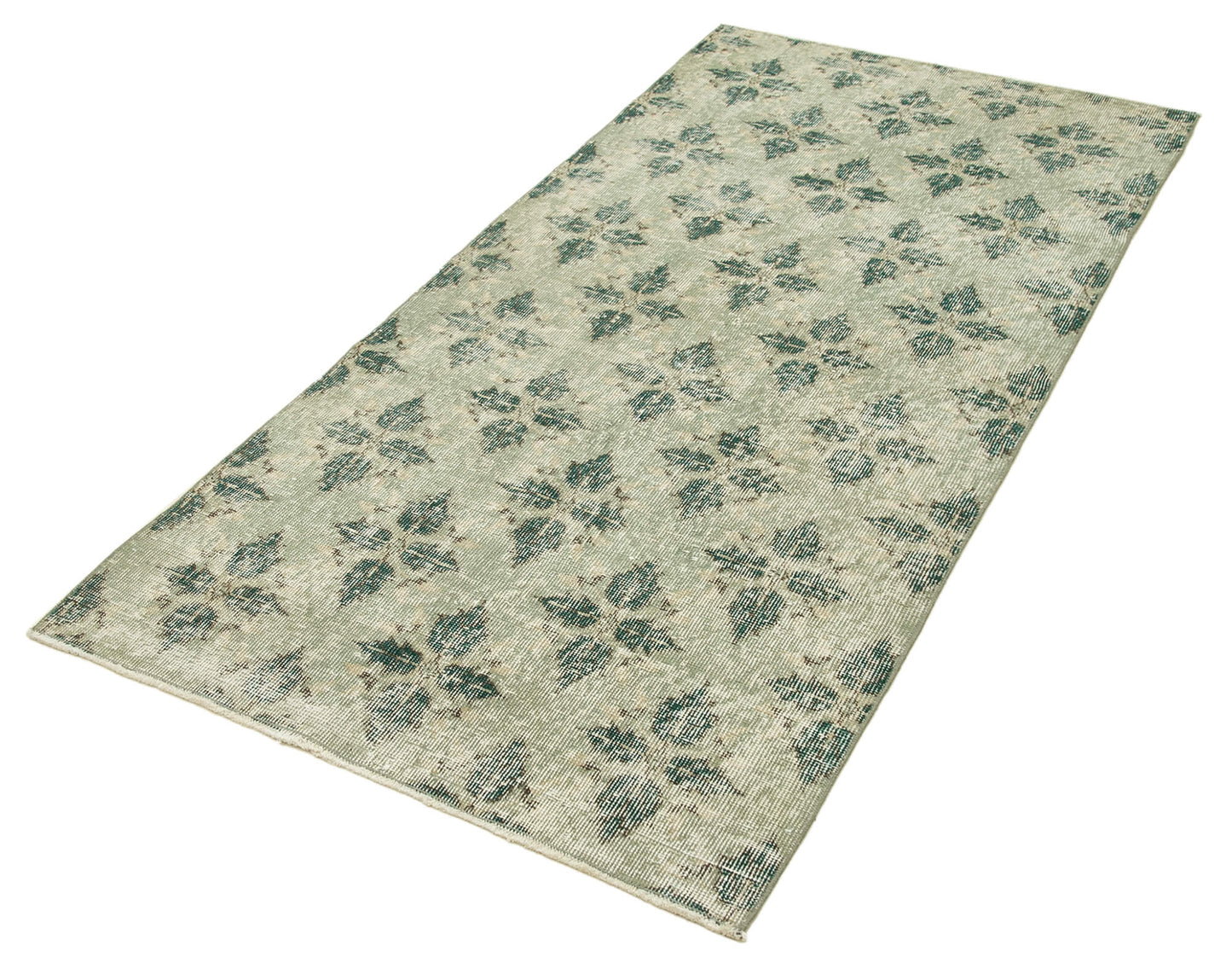 3x7 Green Overdyed Rug - 31224