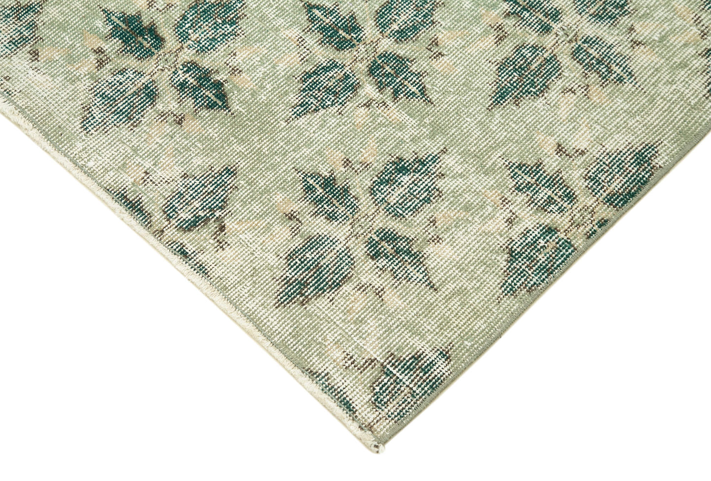 3x7 Green Overdyed Rug - 31224