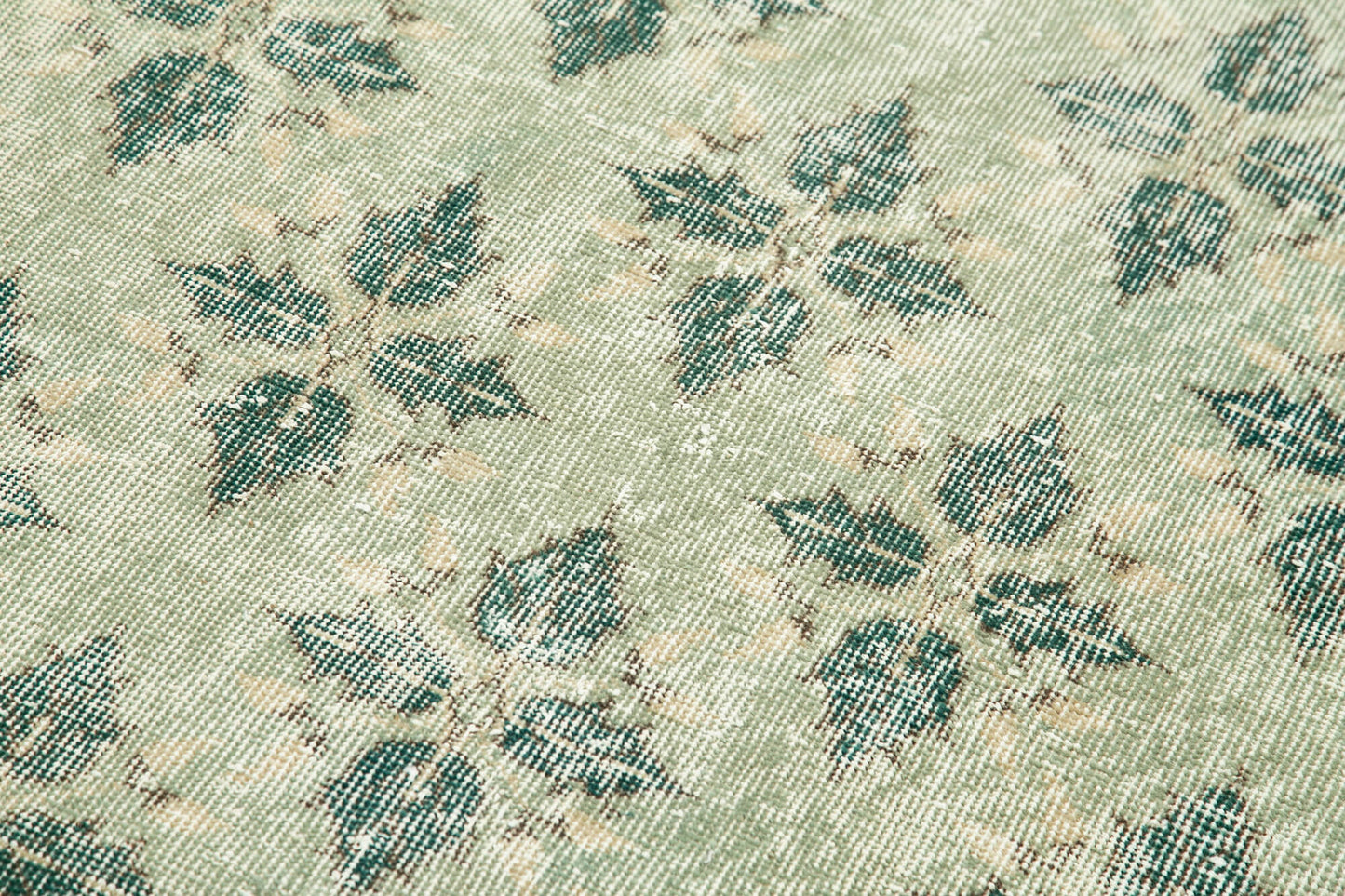 3x7 Green Overdyed Rug - 31224