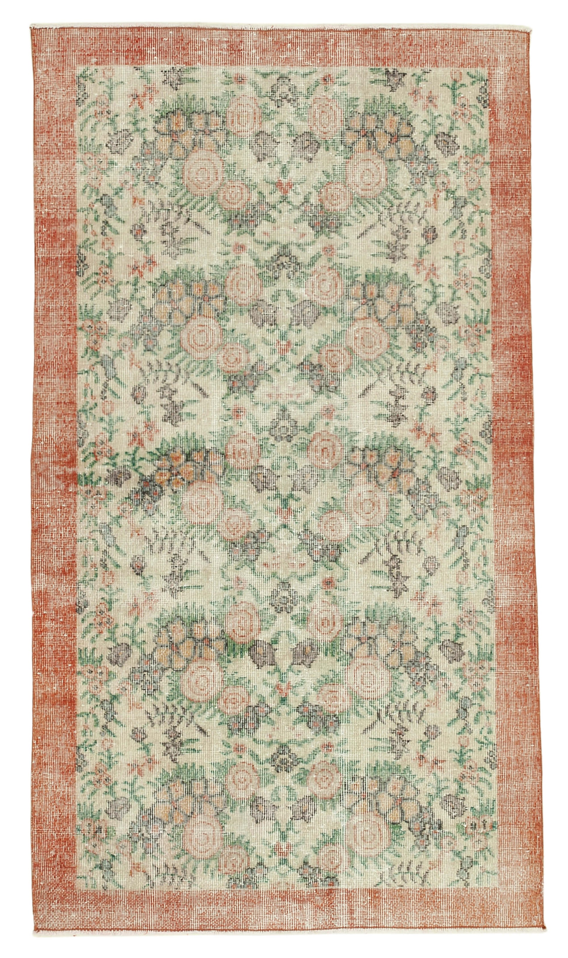 4x6 Beige Overdyed Rug - 31225