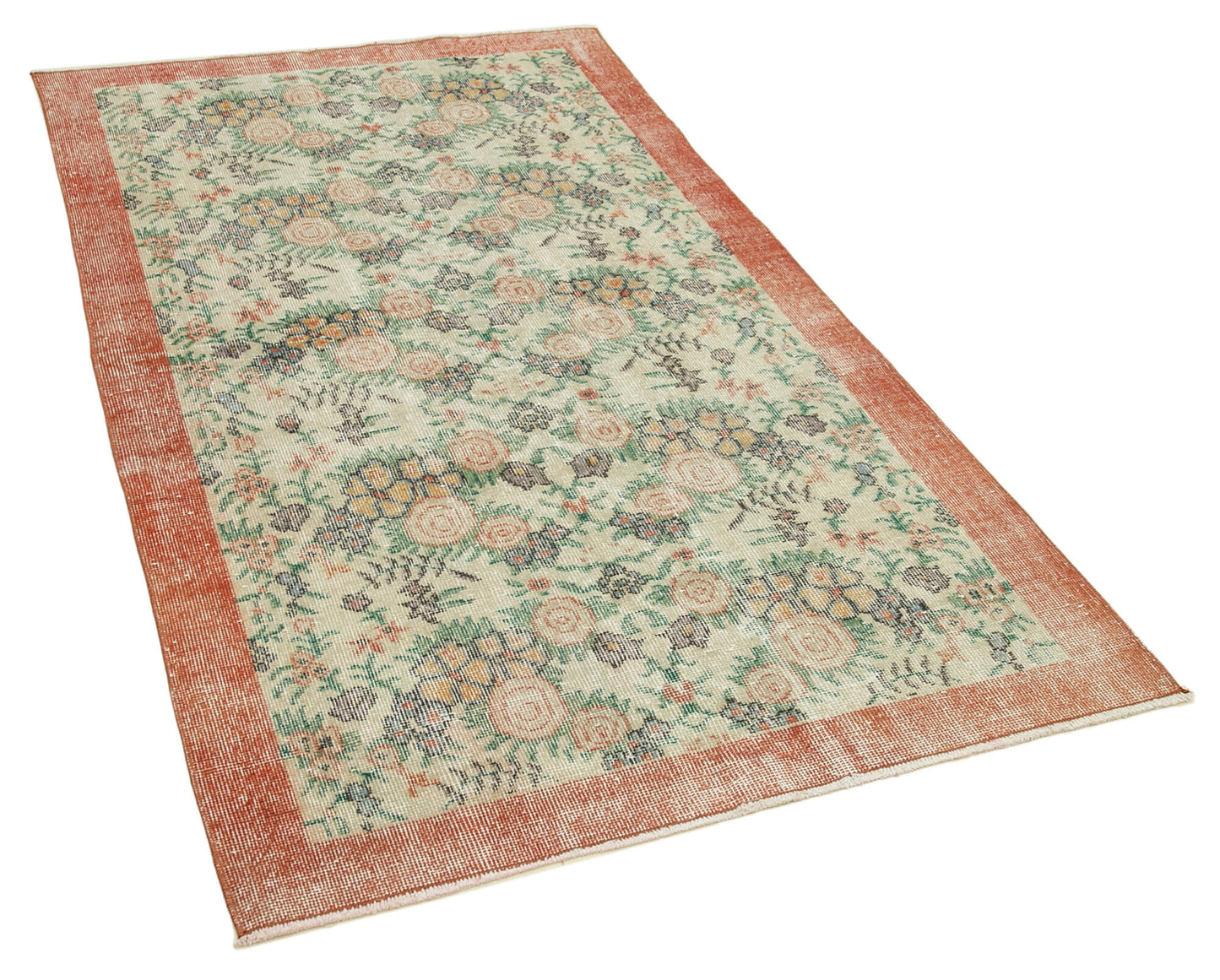 4x6 Beige Overdyed Rug - 31225