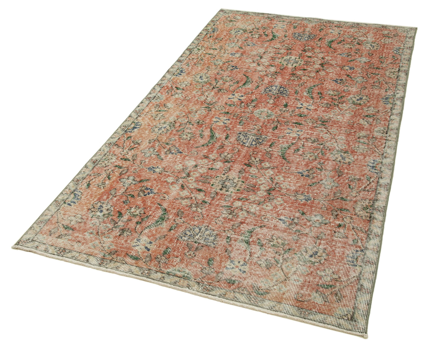 4x7 Red Overdyed Rug - 31226