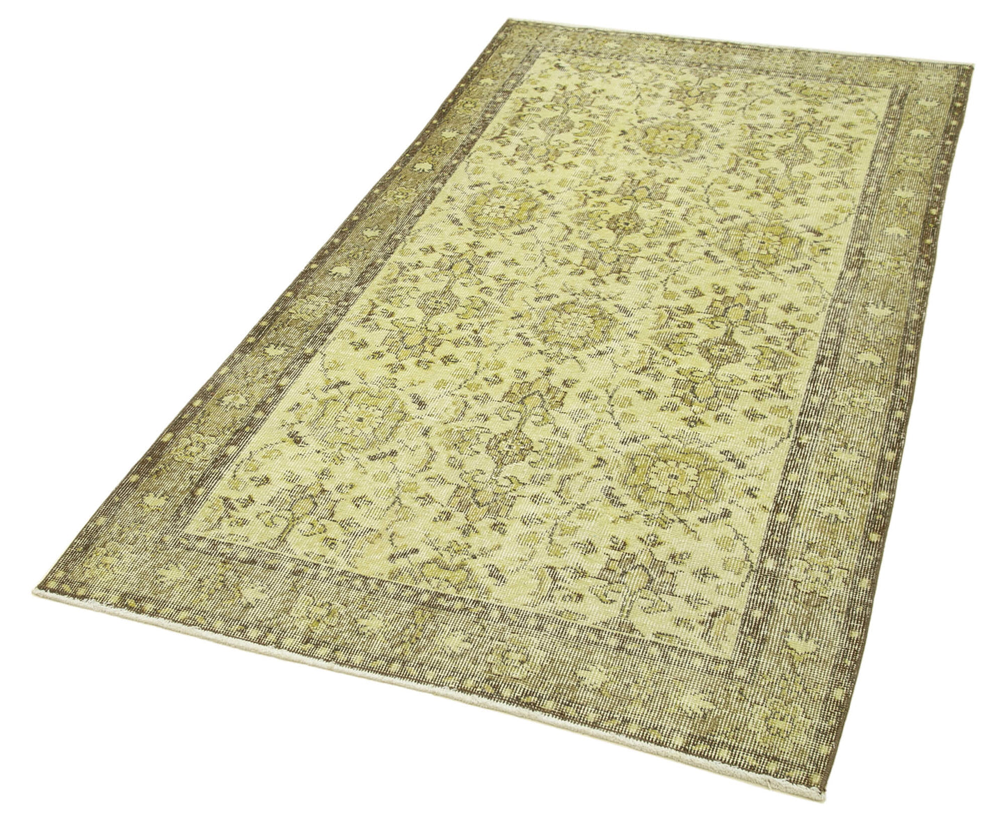 4x7 Yellow Overdyed Rug - 31227