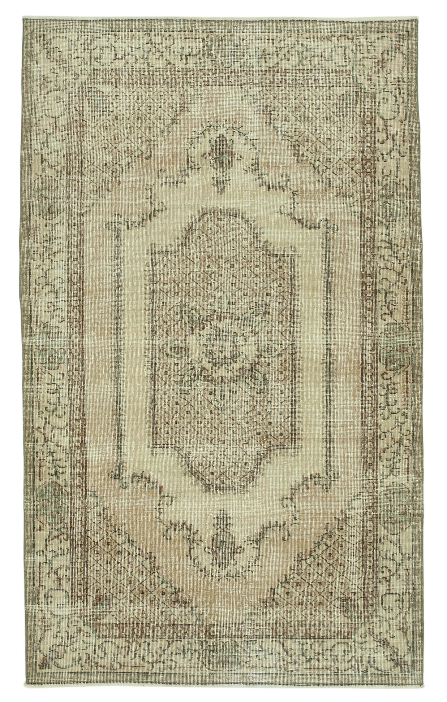 4x6 Beige Overdyed Rug - 31240