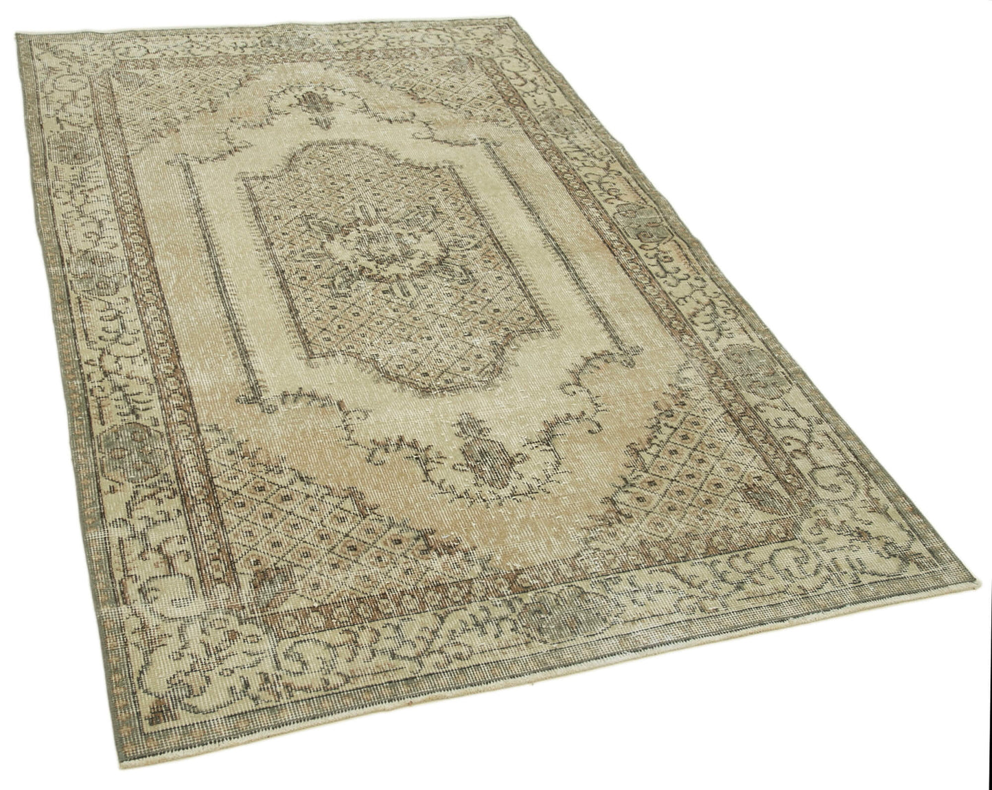 4x6 Beige Overdyed Rug - 31240