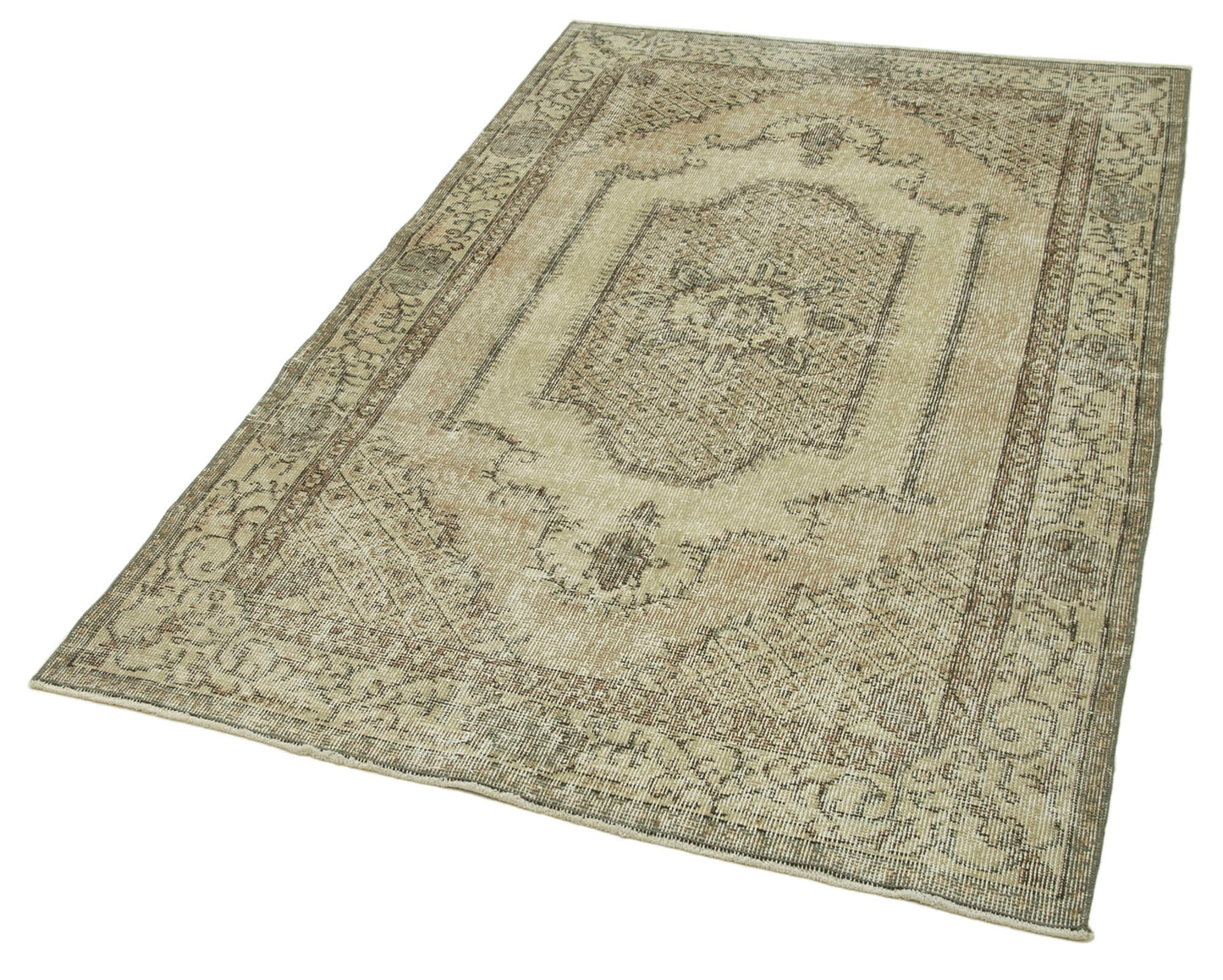 4x6 Beige Overdyed Rug - 31240