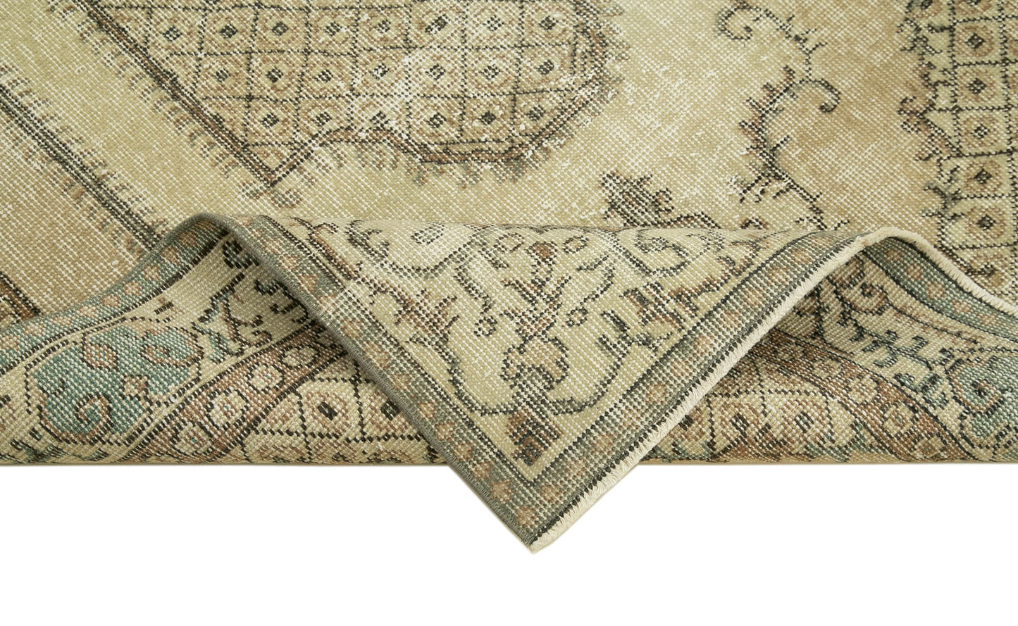 4x6 Beige Overdyed Rug - 31240