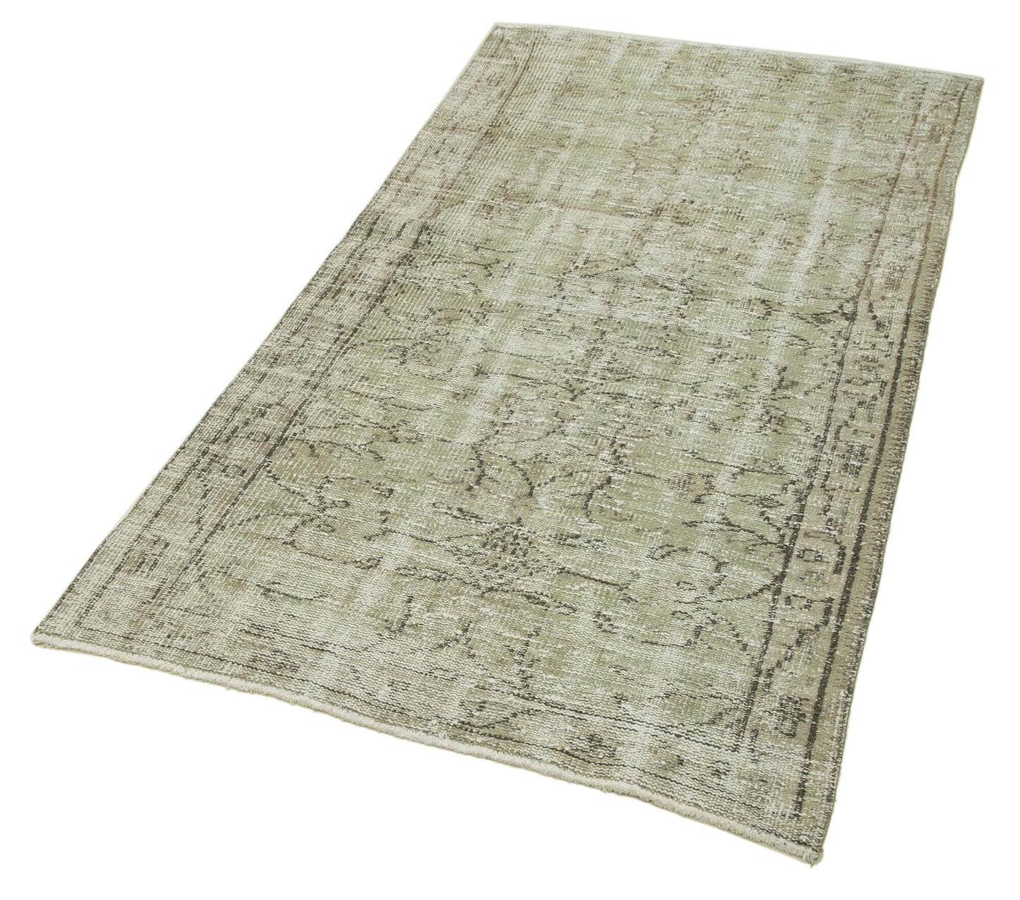 3x6 Beige Overdyed Rug - 31242