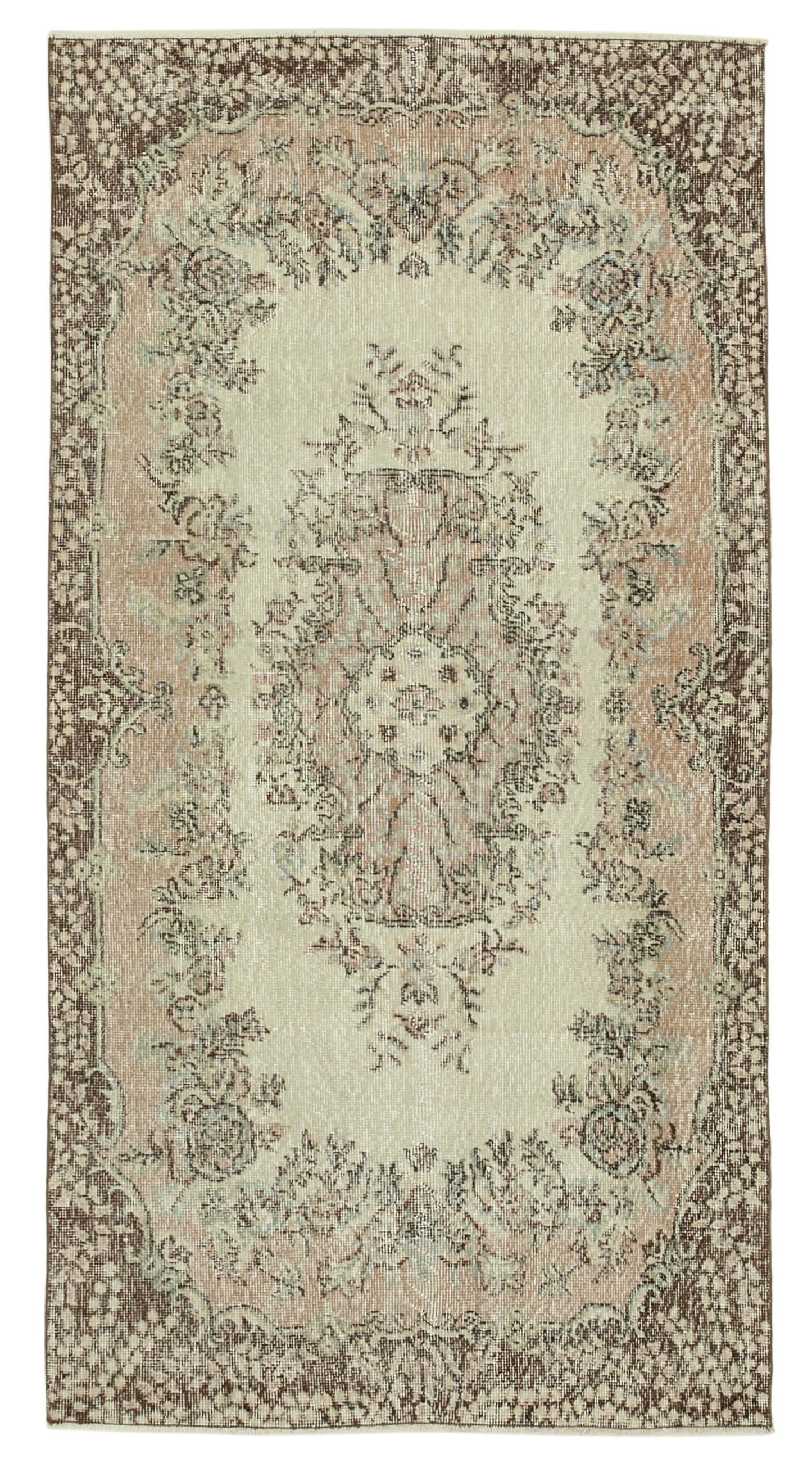 4x7 Beige Overdyed Rug - 31244